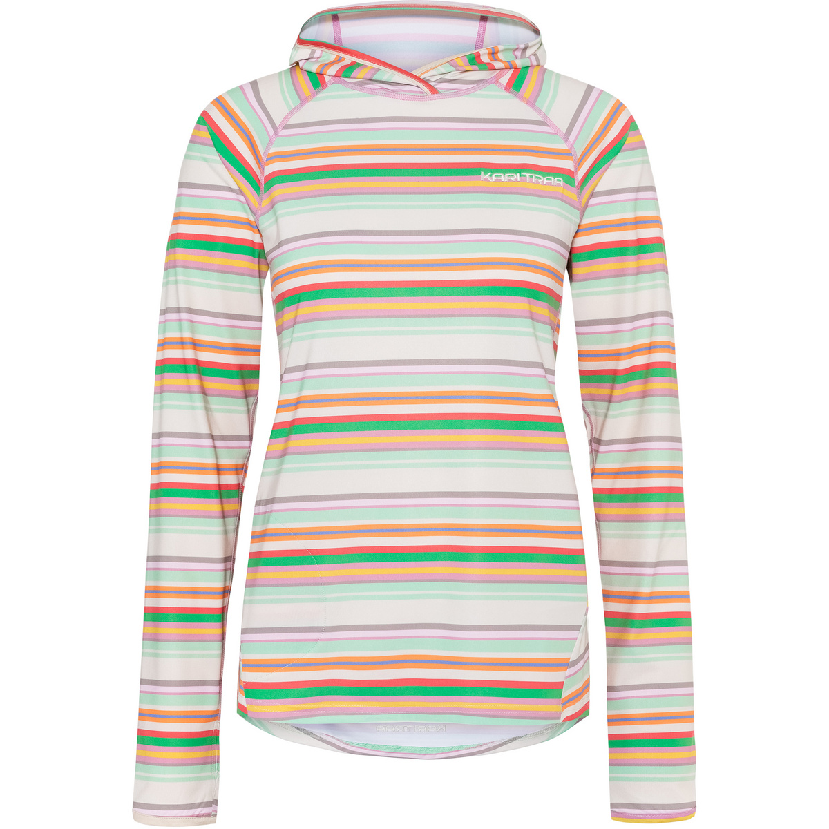 Kari Traa Donna Maglia a manica lunga Sanne Sun (Taglia L, Verde)