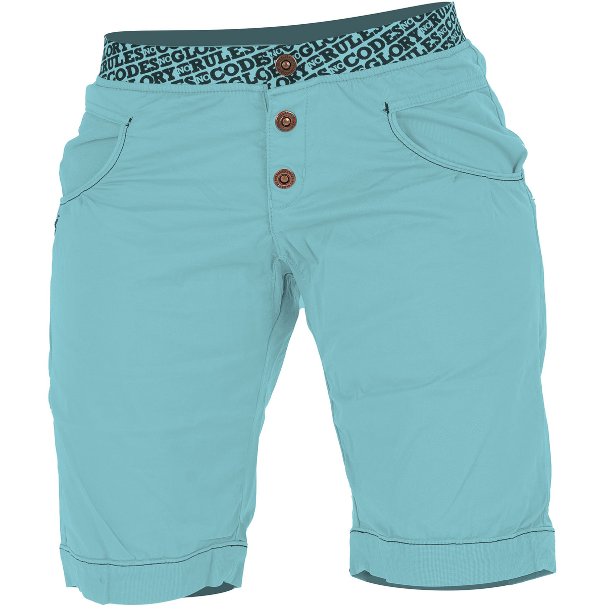 Nograd Donna Pantaloncini Sahel (Taglia L, Turchese)