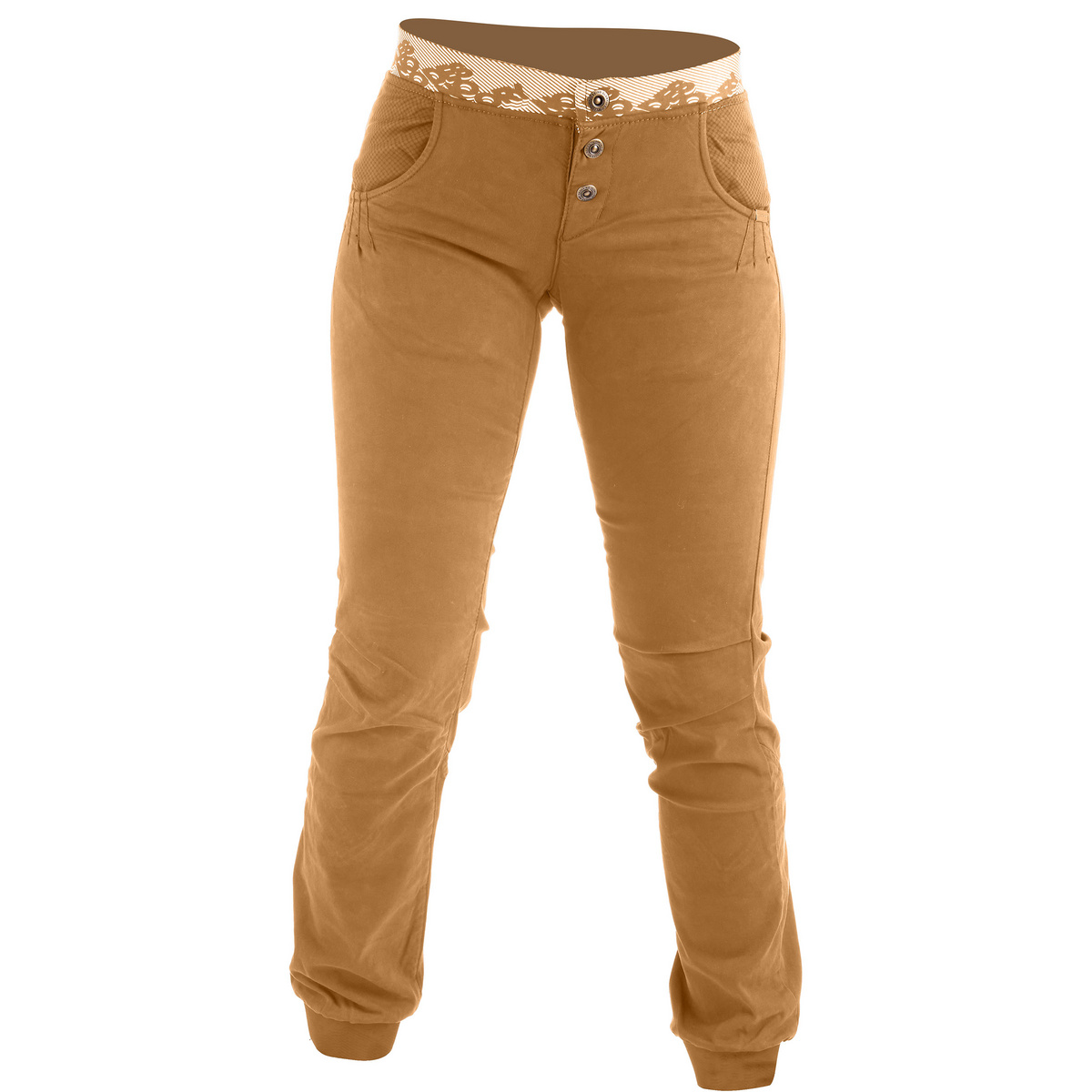 Nograd Femme Pantalon Samourai (taille M, Brun)