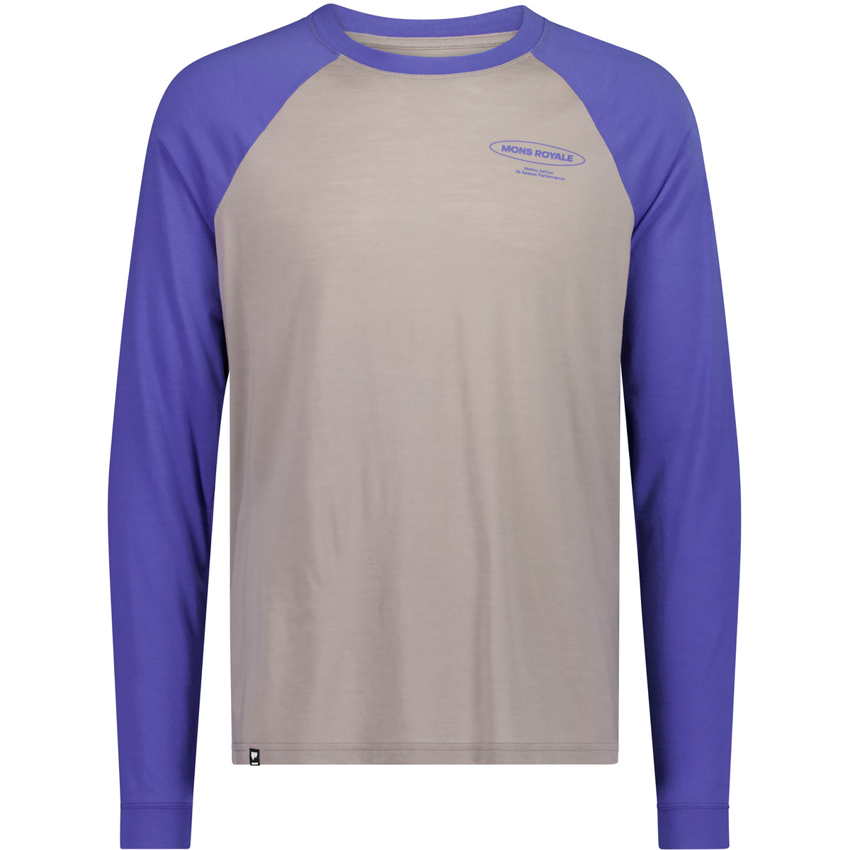 Image of Mons Royale Herren Icon Air-Con Raglan Longsleeve