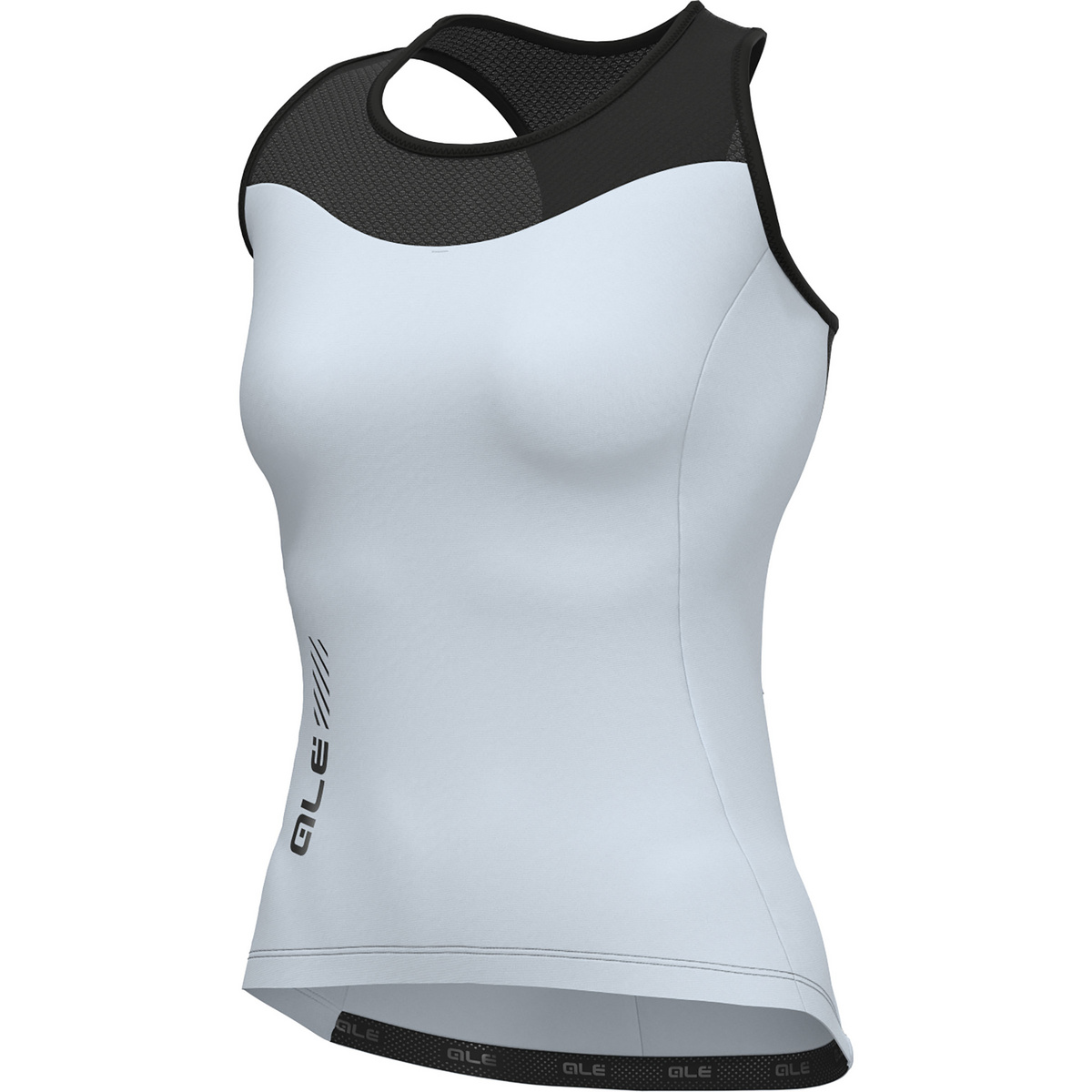 Alé Femme Maillot vélo Color Block Top (taille S, Turquoise)
