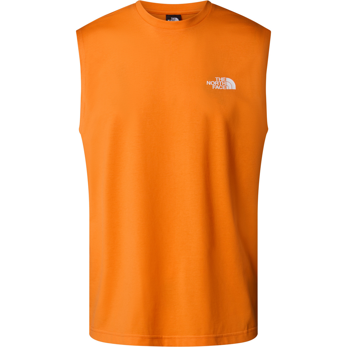 The North Face Uomo Canotta Simple Dome (Taglia XL, Arancione)