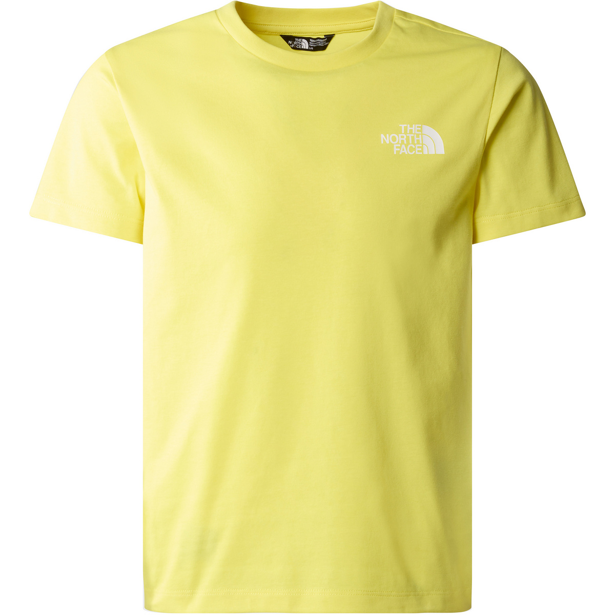 The North Face Bambino Maglia a manica corta Simple Dome (Taglia L, Giallo)
