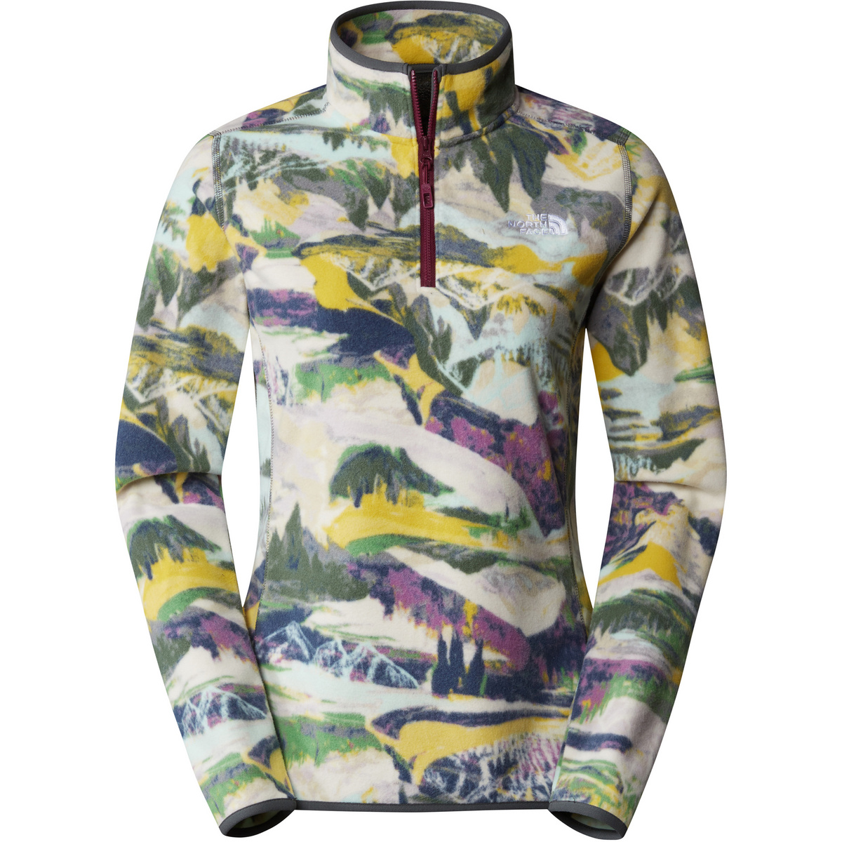 Image of The North Face Donna Pullover 100 Glacier Printed 1/4 Zip
