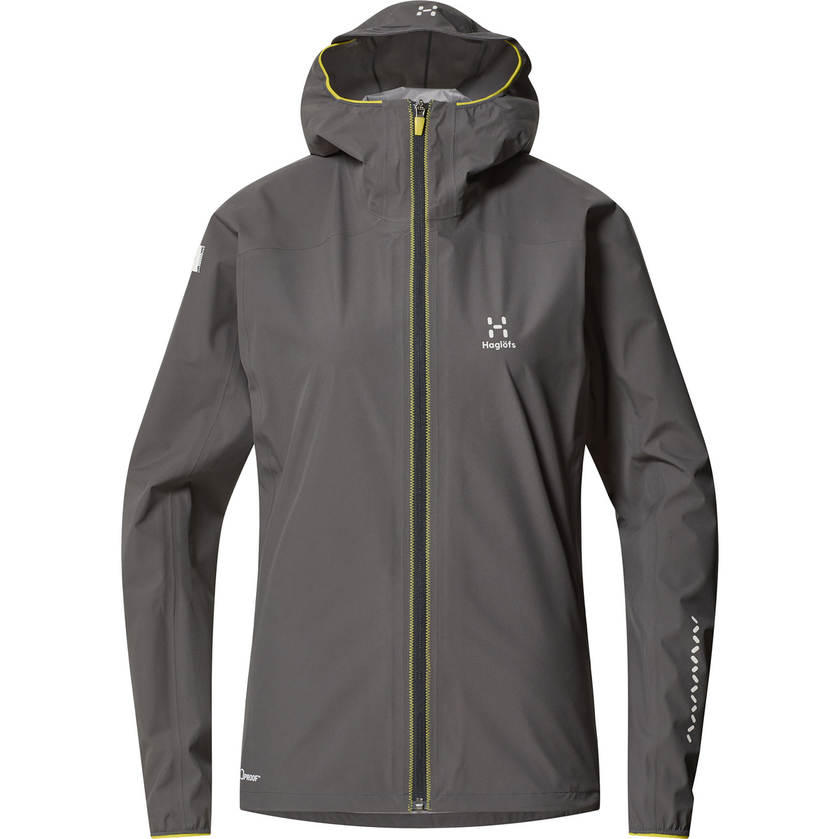 Haglöfs Femme Veste L.I.M Tempo Trail Proof (taille XS, Gris)