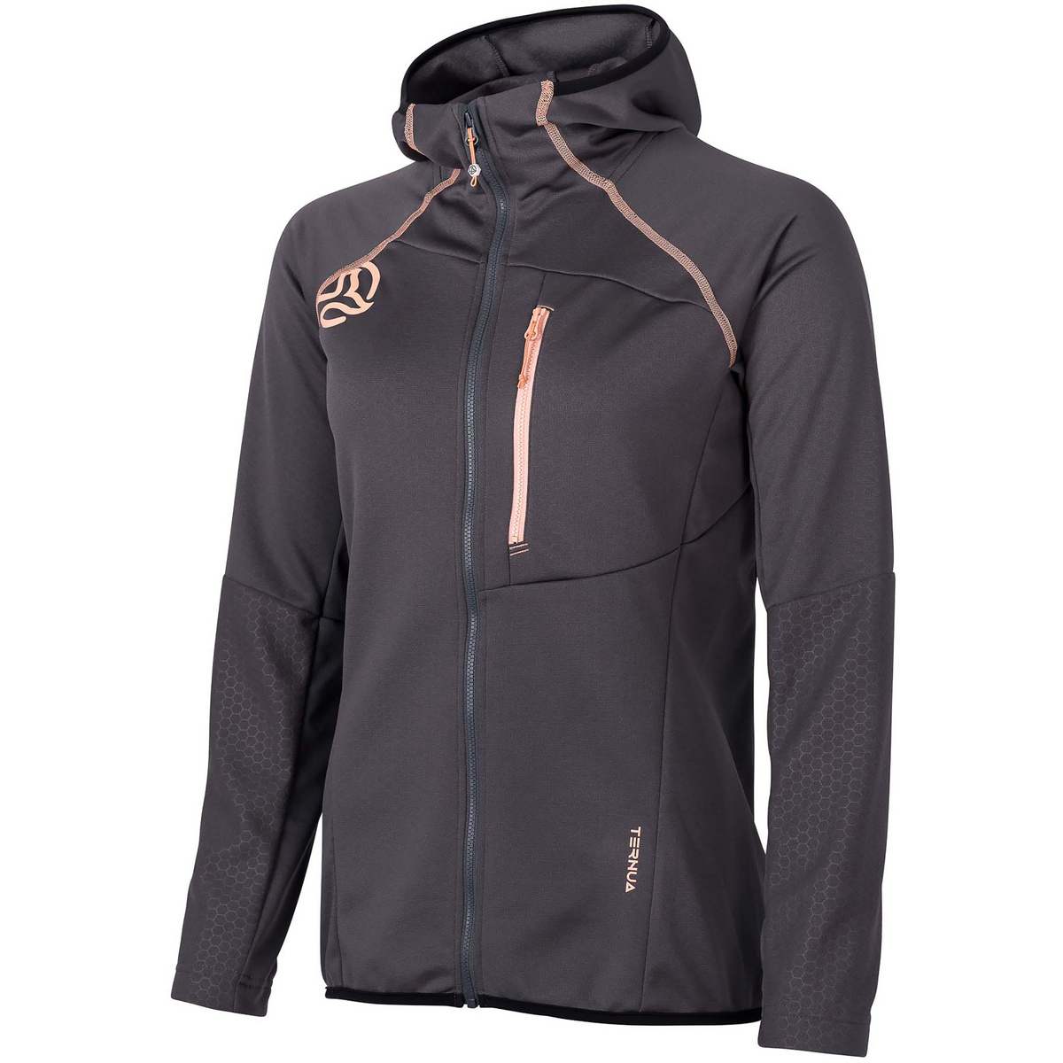 Ternua Femme Veste Berlana 2.0 Hoodie (taille XS, Gris)