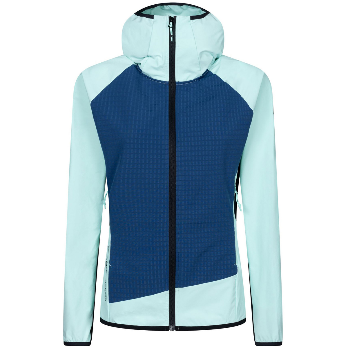 Rock Experience Donna Giacca softshell Razor Blade Hoodie (Taglia S, Turchese)