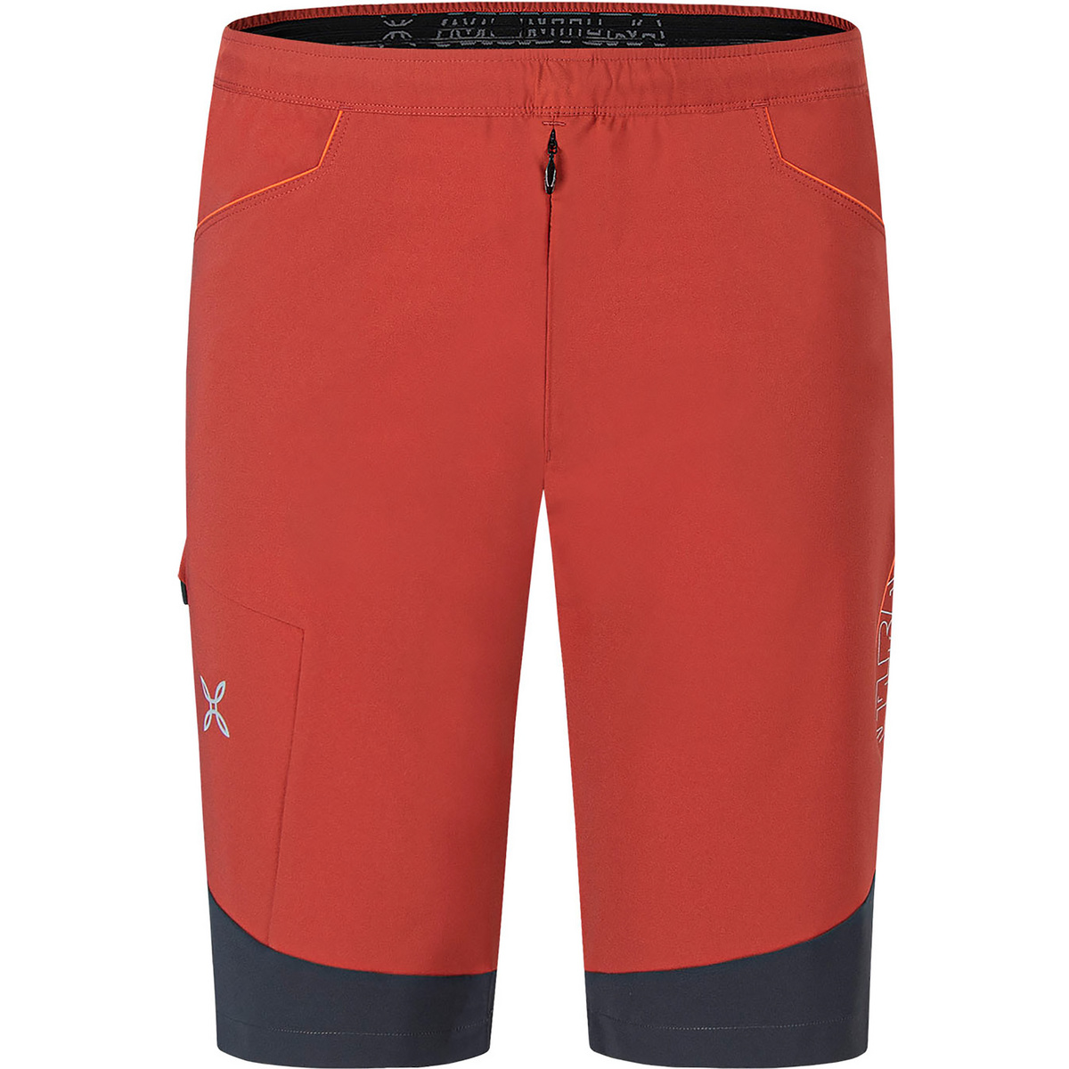 Montura Herren Spitze Bermuda Shorts (Größe S, rot)