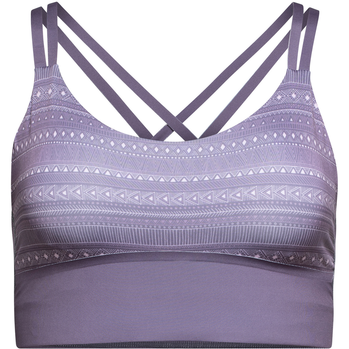 Chillaz Donna Reggiseno sportivo Ligurien (Taglia L, Viola)