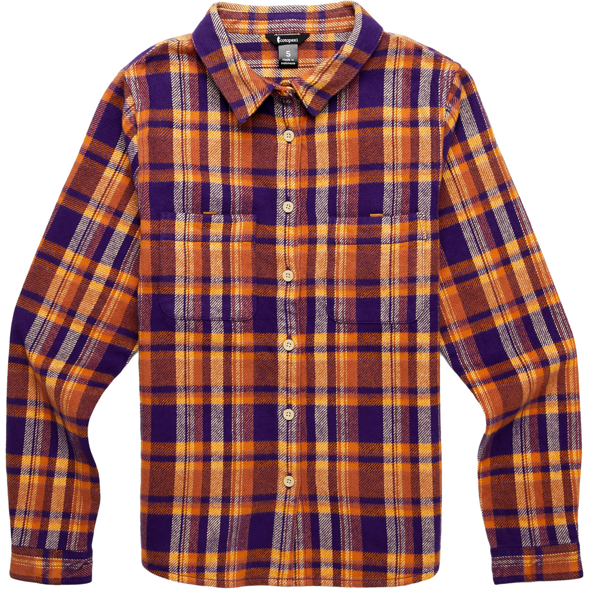 Cotopaxi Donna Camicia in flanella Mero (Taglia L, Viola)