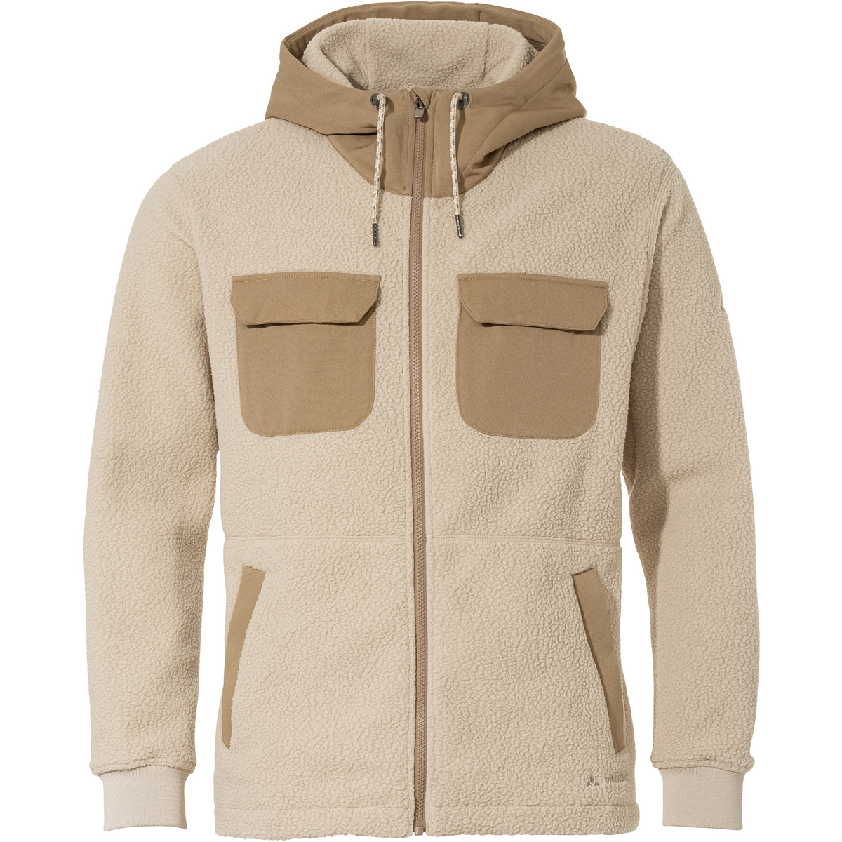 Vaude Herren Manukau Fleece III Jacke (Größe S, beige)