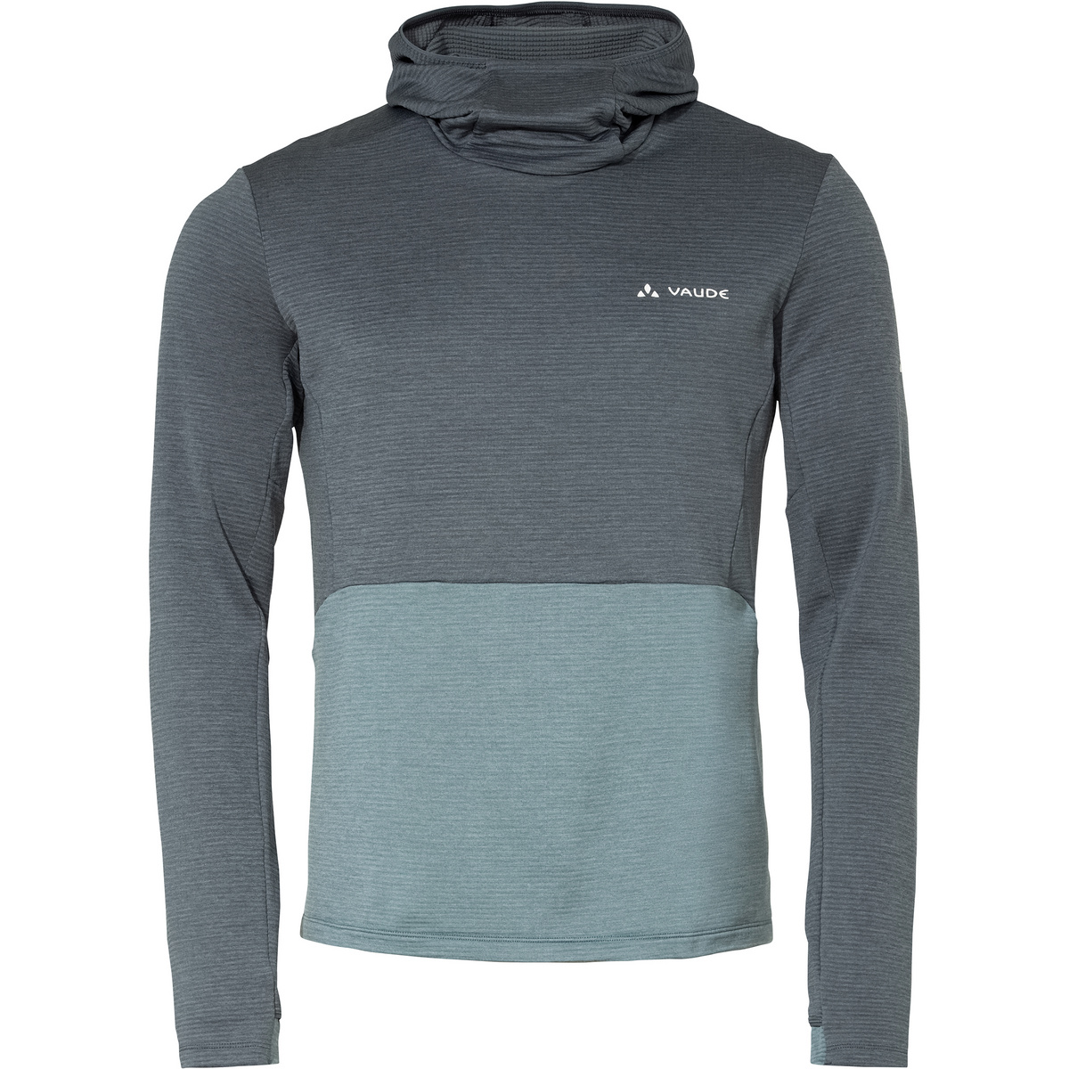 Vaude Uomo Felpa con cappuccio Monviso (Taglia XXL, Grigio)