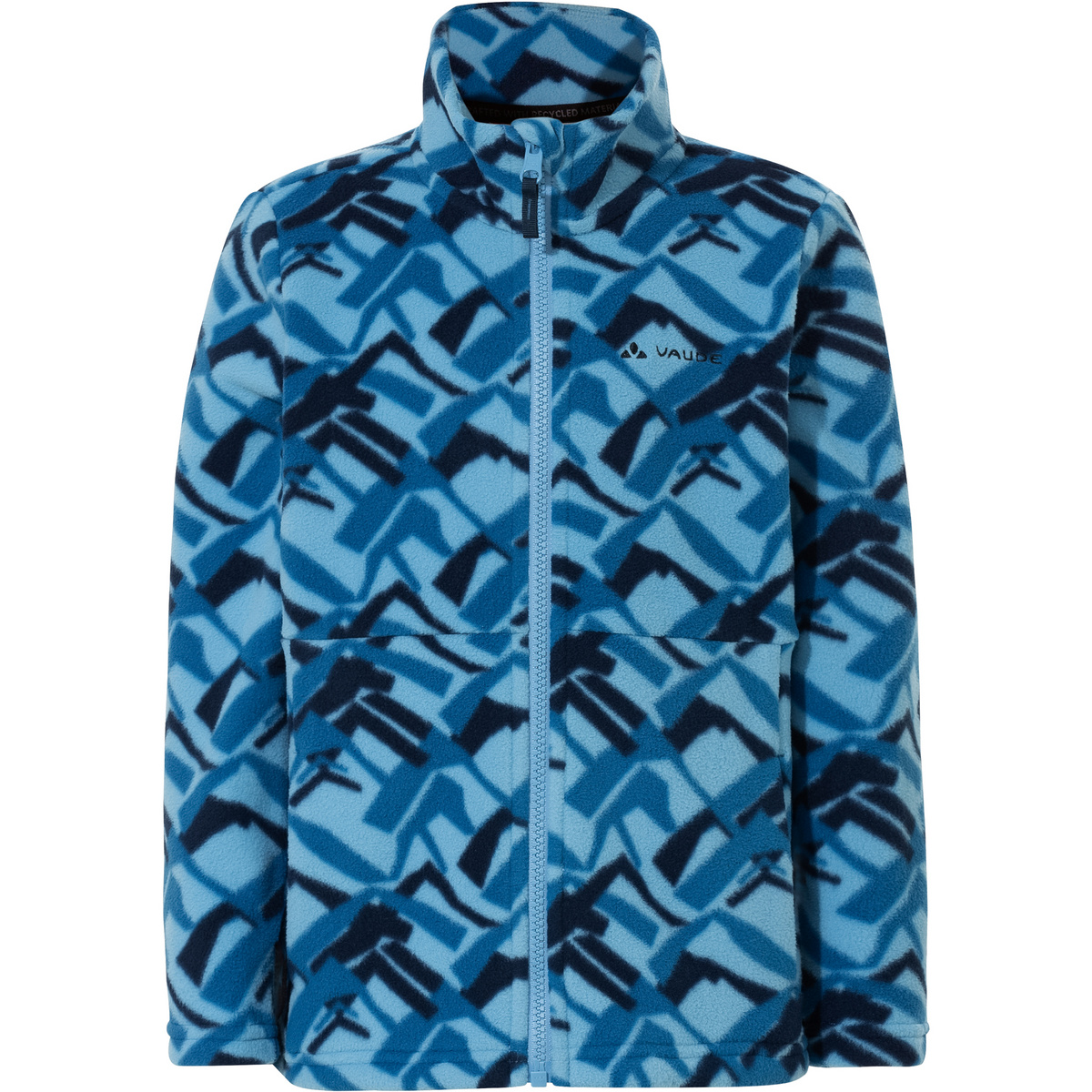 Vaude Enfants Veste Pulex Aop (taille 104, Bleu)