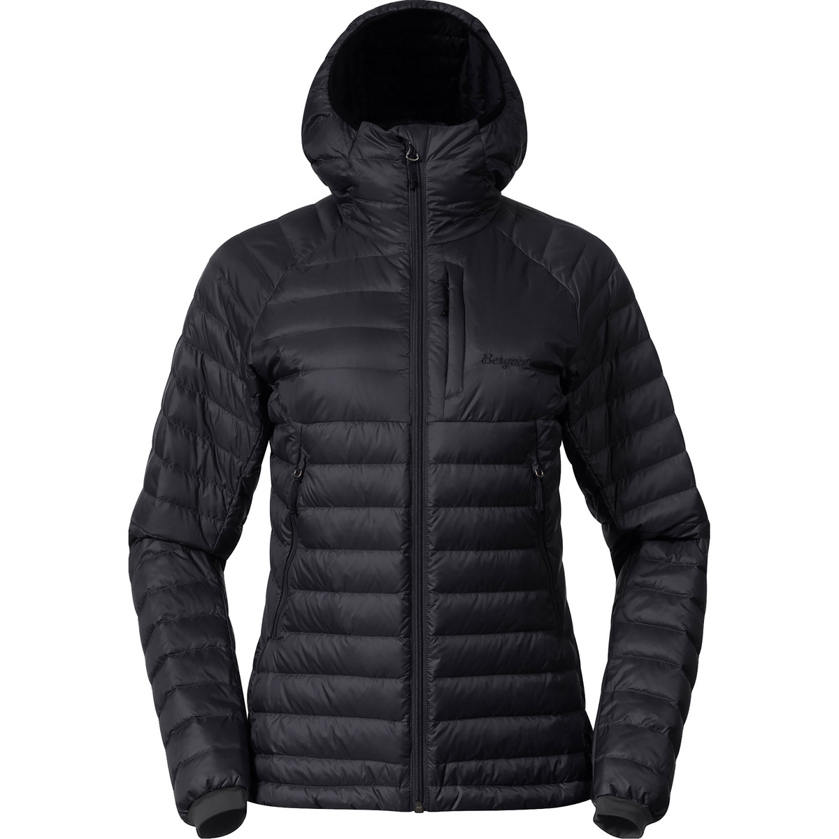 Bergans Donna Giacca Vaagaa Light Down Hoodie (Taglia L, Nero)