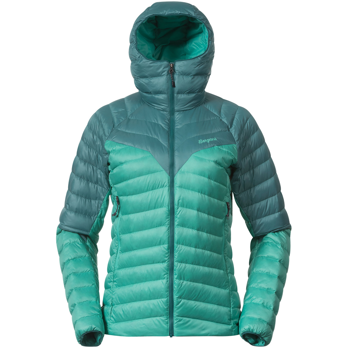 Bergans Donna Giacca Tind Light Down Hoodie (Taglia M, Verde)