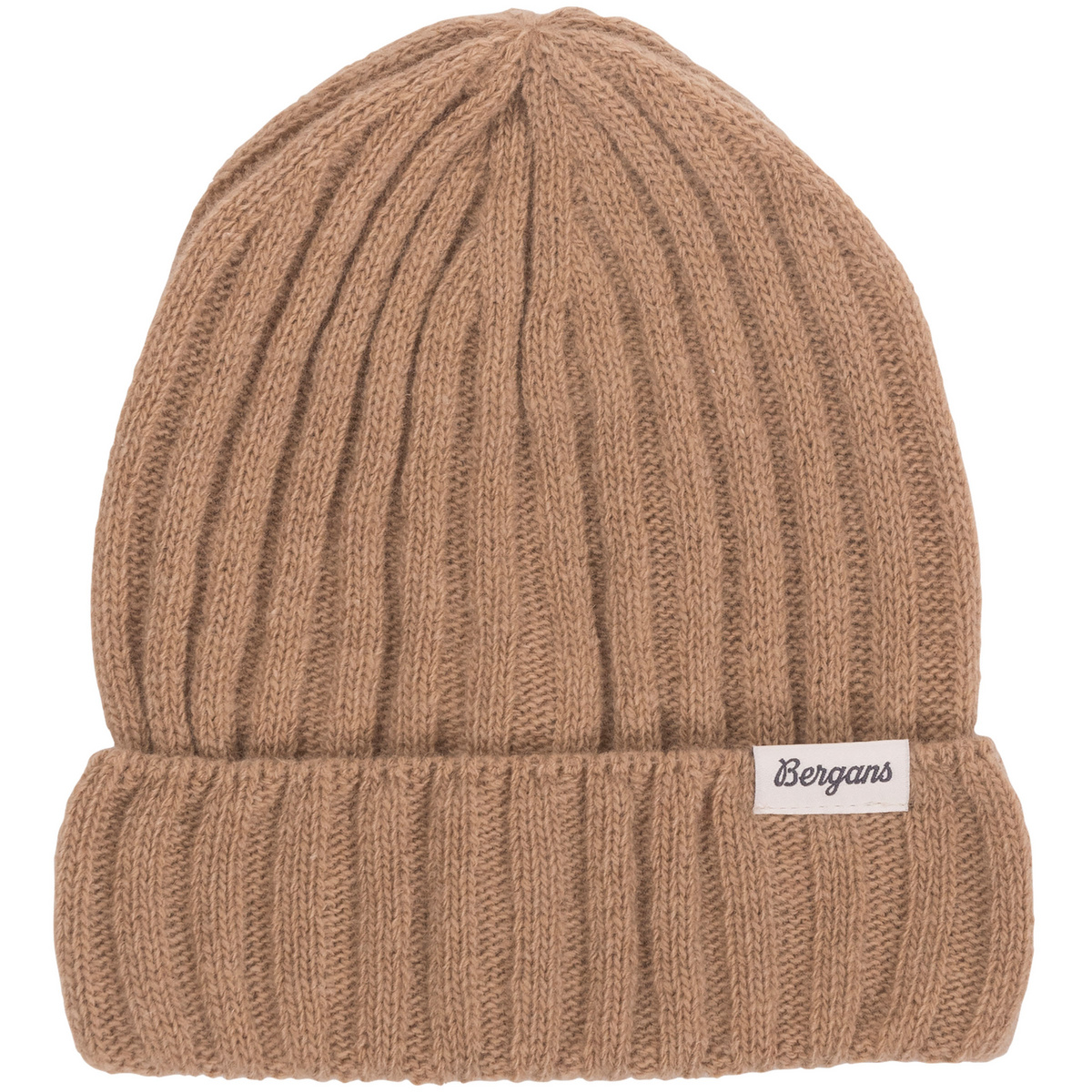 Bergans Rabot Mount Rib Wool Mütze (Größe ONE SIZE, braun)
