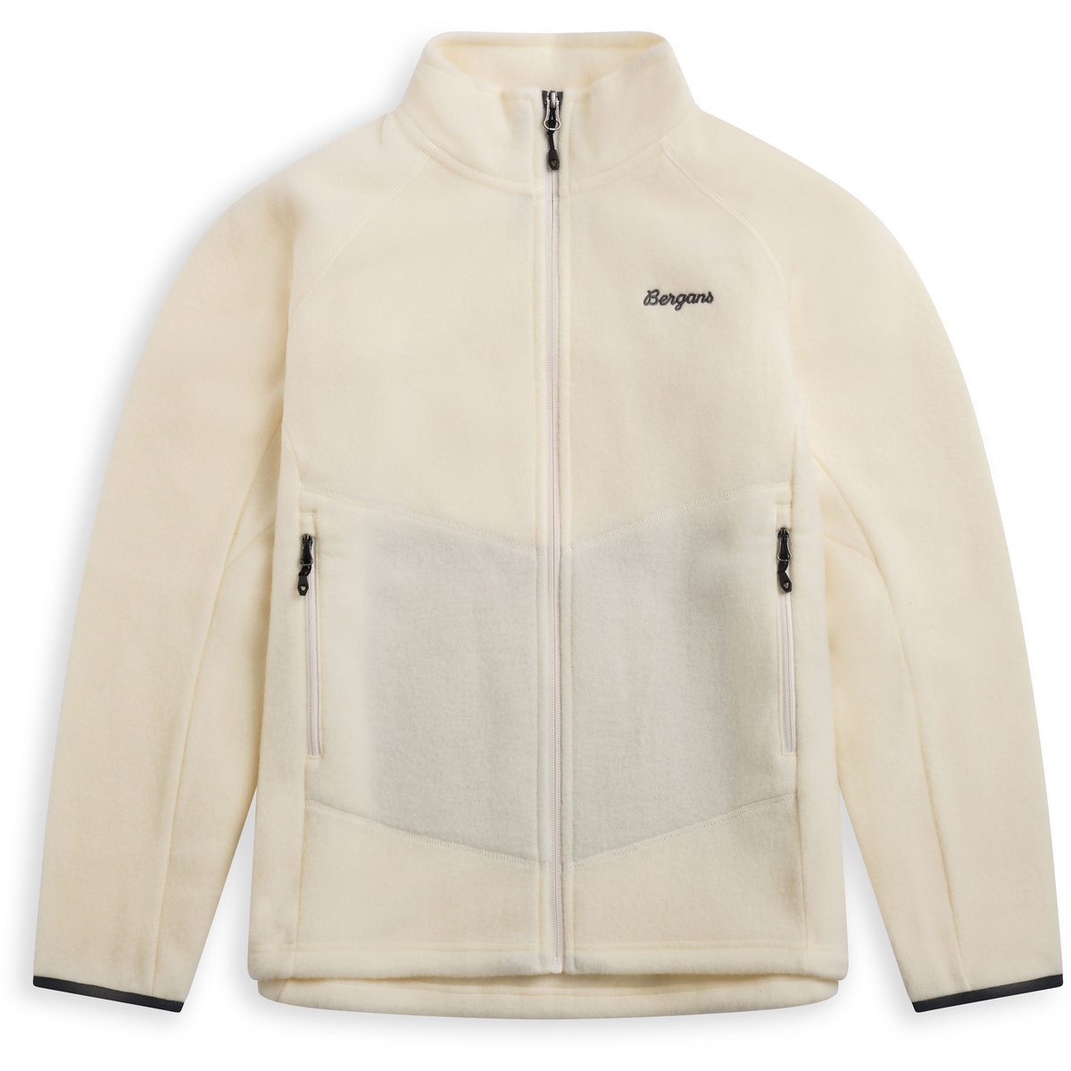 Bergans Damen Rabot Merino Fleece Jacke (Größe M, weiss)