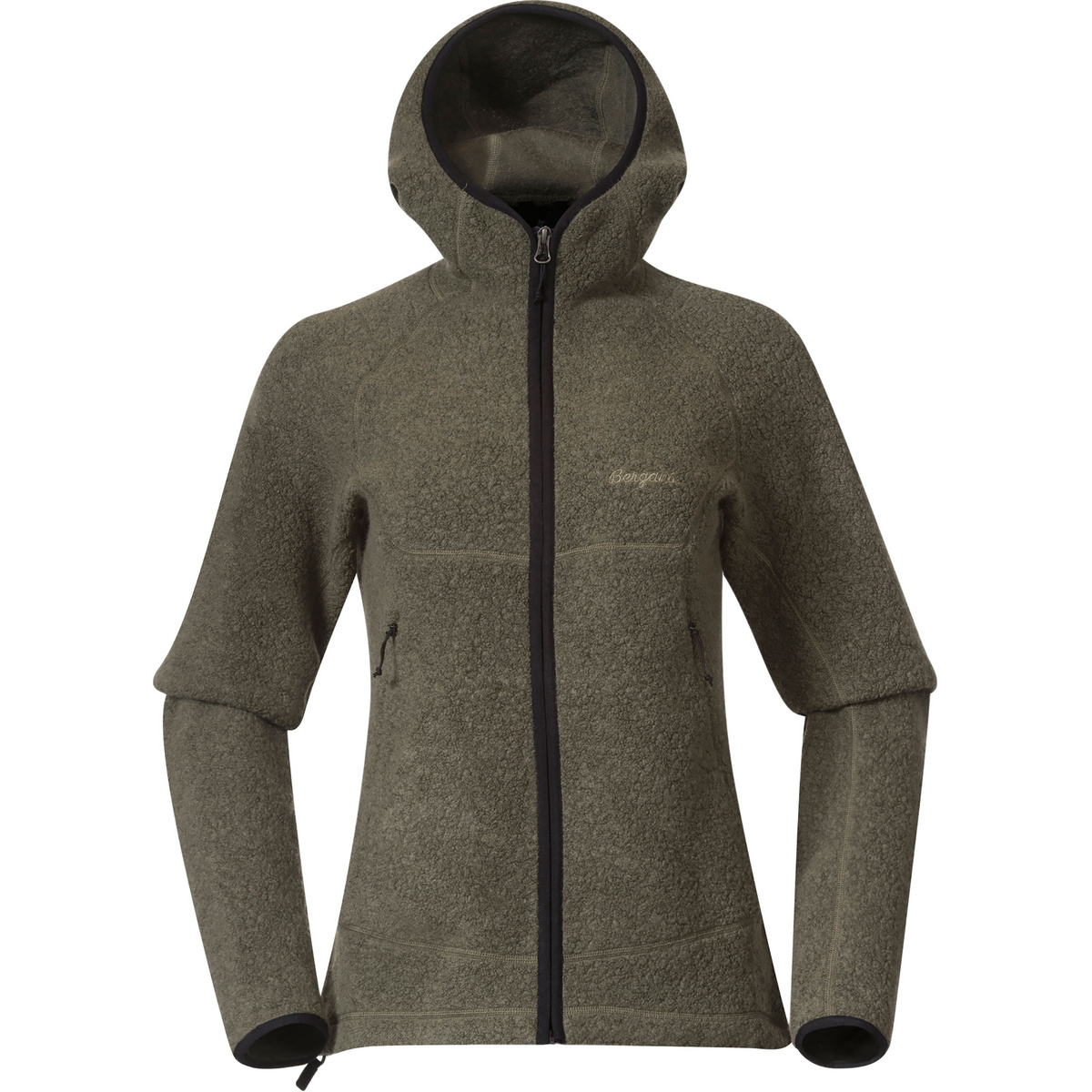 Image of Bergans Damen Vaagaa Merino Terry Hoodie Jacke