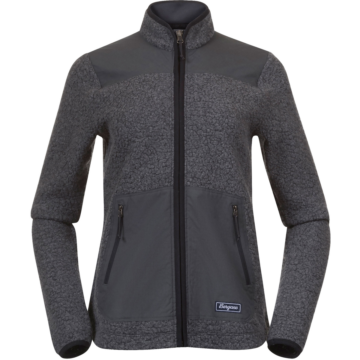Bergans Femme Veste Nordmarka ReWool Pile (taille XL, Gris)