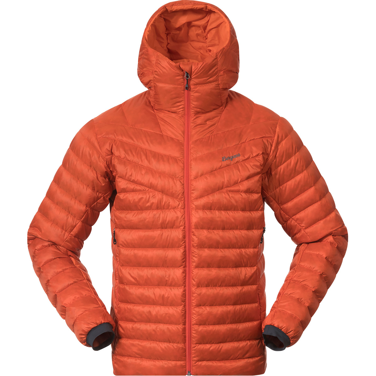 Bergans Homme Veste Rabot Light Down Hoodie (taille S, Rouge)