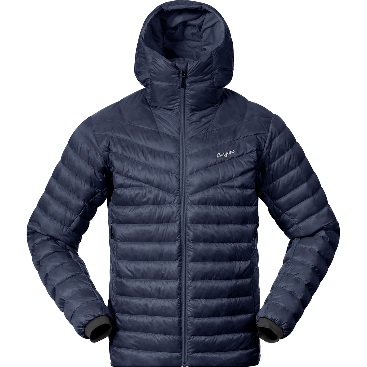 Bergans Uomo Giacca Rabot Light Down Hoodie (Taglia M, Blu)