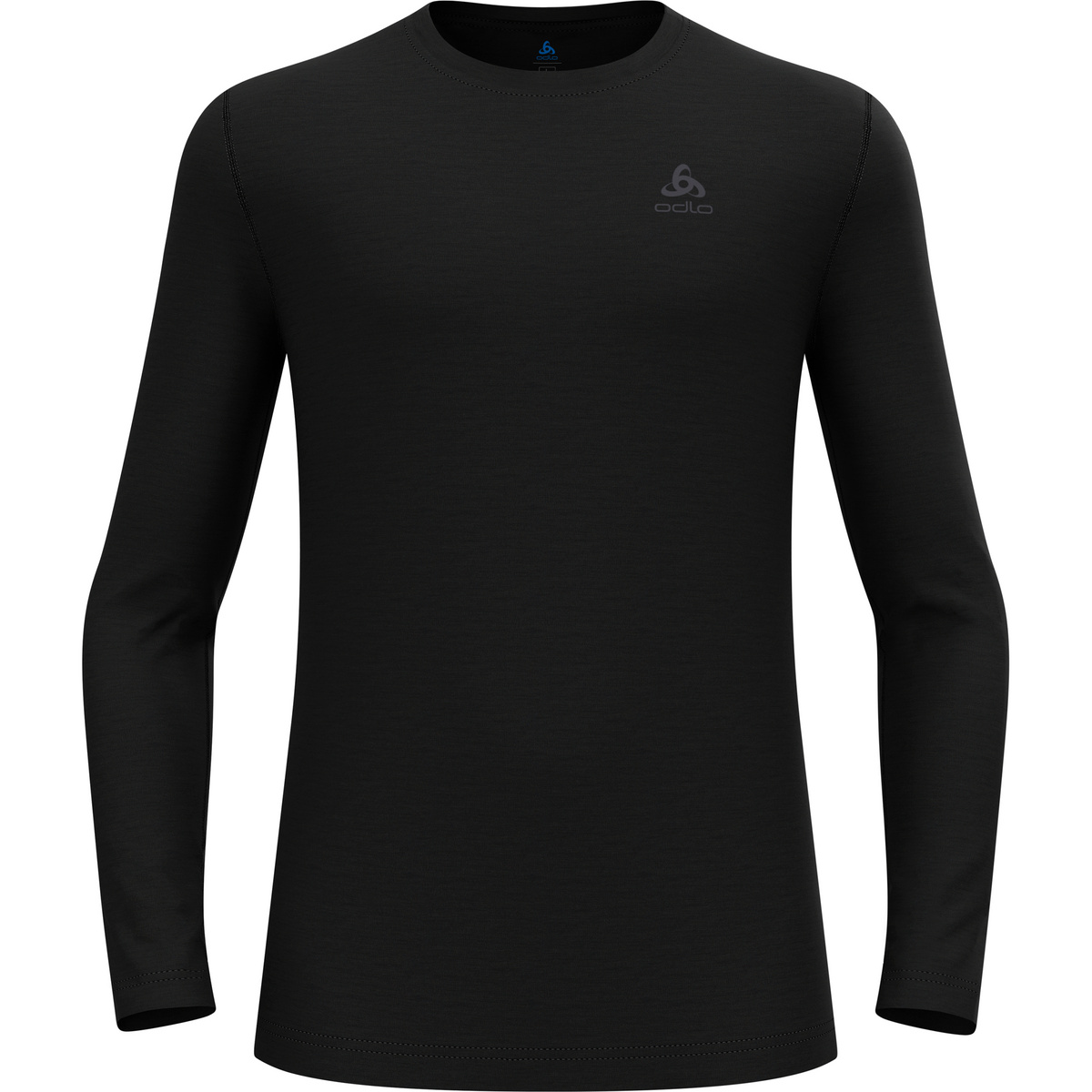 Odlo Herren Merino 160 Crew Neck BI Longsleeve (Größe XXL, schwarz)
