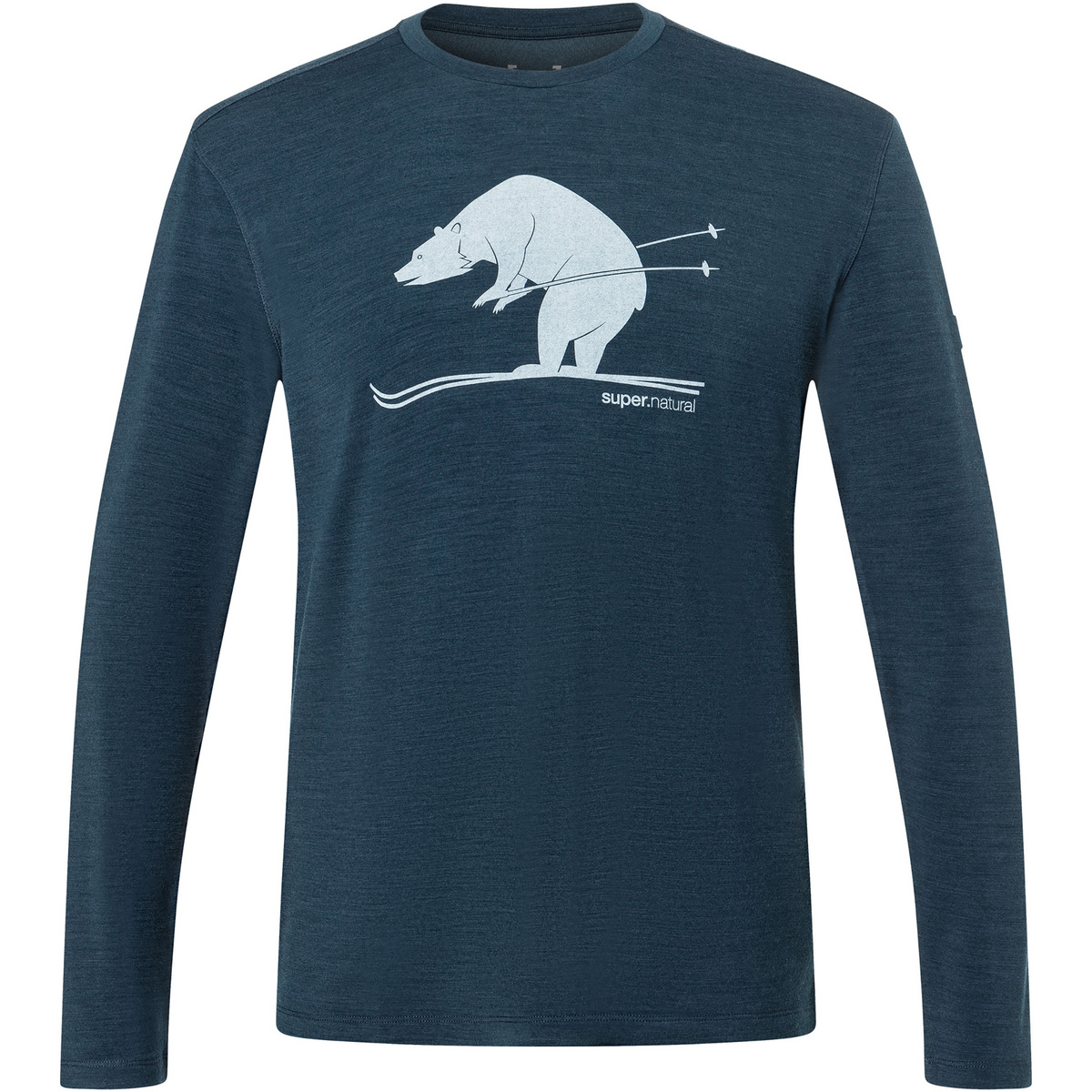 Image of Super.Natural Uomo Maglia a manica lunga Skiing Bear Brush