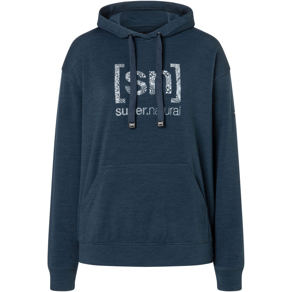 Super.Natural Damen Arabesque Hoodie (Größe XS, blau)