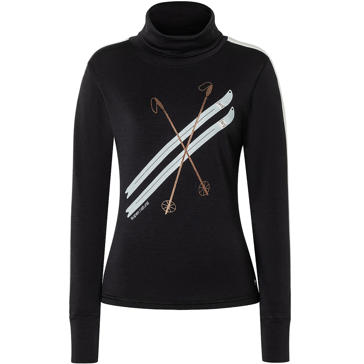 Image of Super.Natural Donna Maglia a manica lunga Kryssede Ski Roll Neck