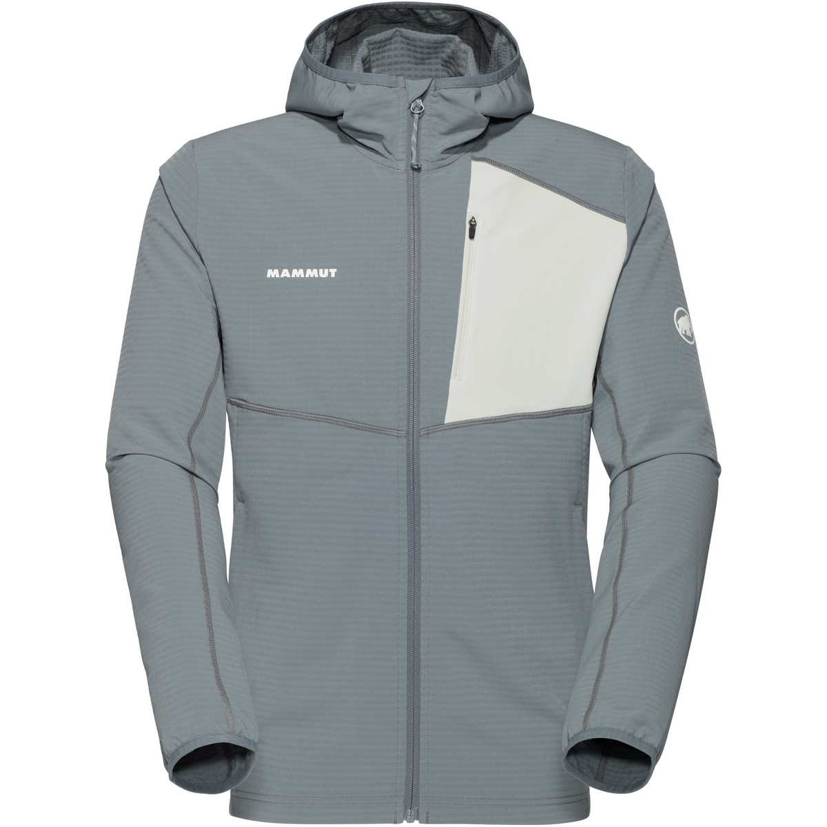 Mammut Herren Madris Light ML Hoodie Jacke (Größe S, grau)