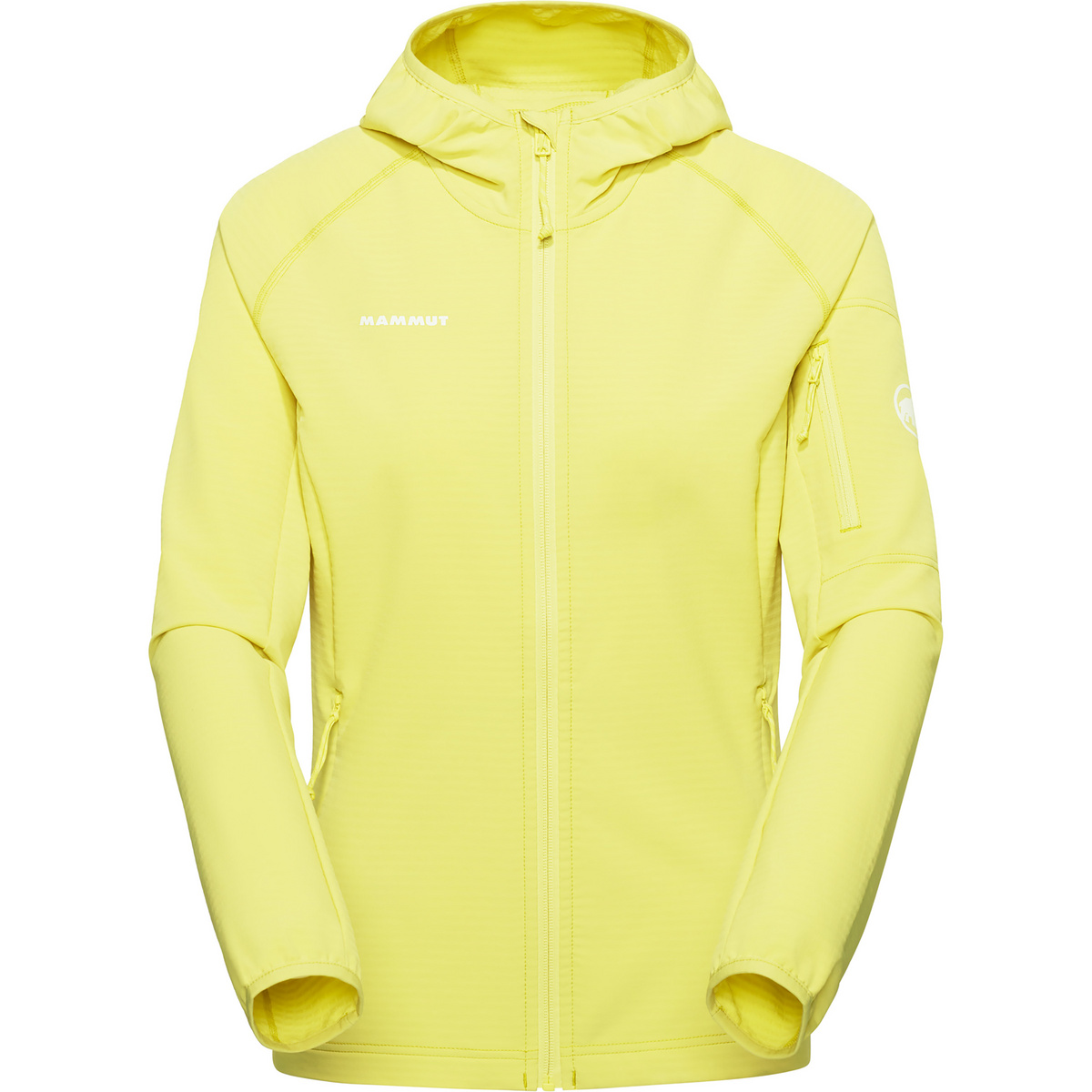 Mammut Donna Giacca Madris Light ML Hoodie (Taglia S, Giallo)