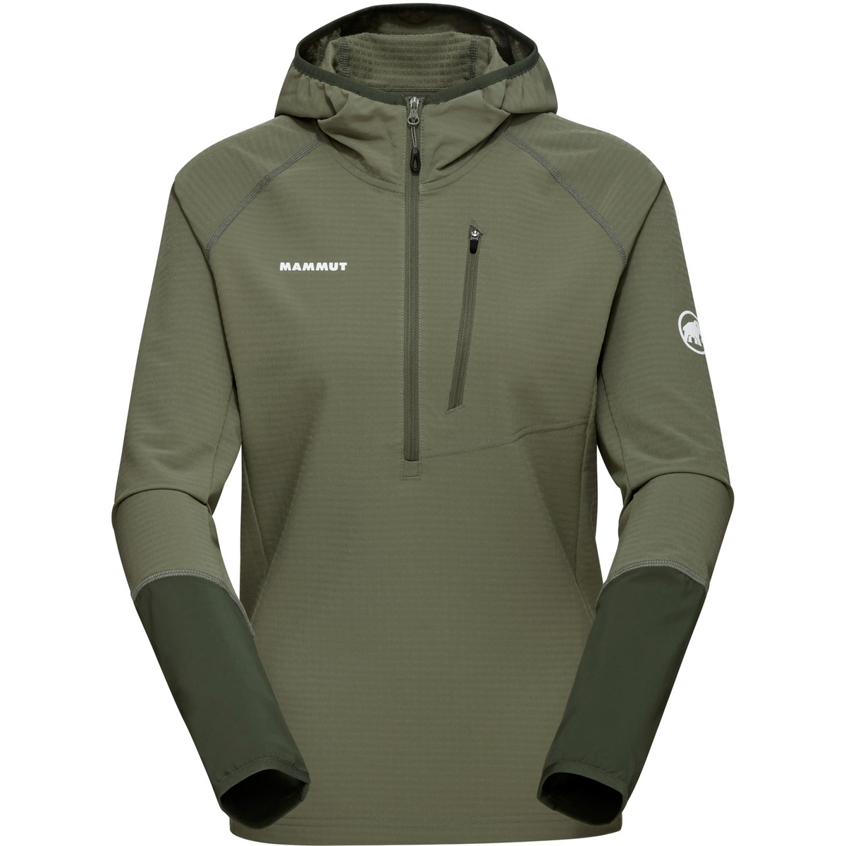 Image of Mammut Donna Felpa con cappuccio Madris Light ML Half Zip