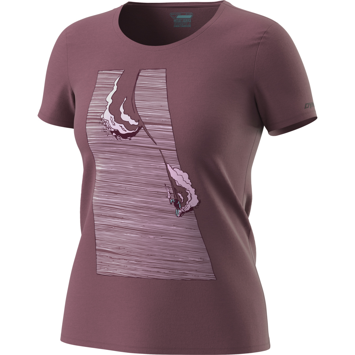 Dynafit Donna Maglietta Dynafit X S. Charriere (Taglia S, rosa)