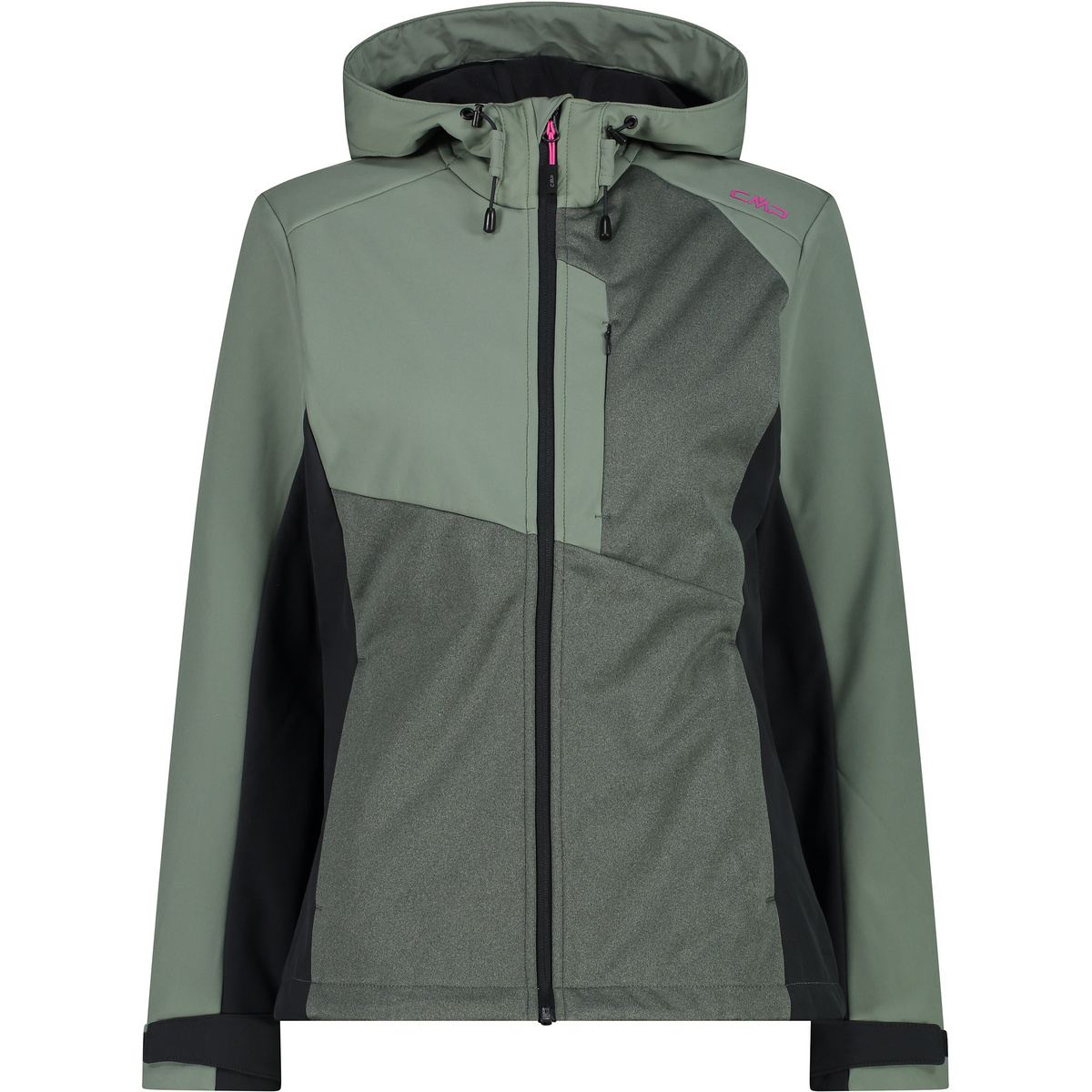 CMP Femme Veste Hoodie (taille XS, Vert)