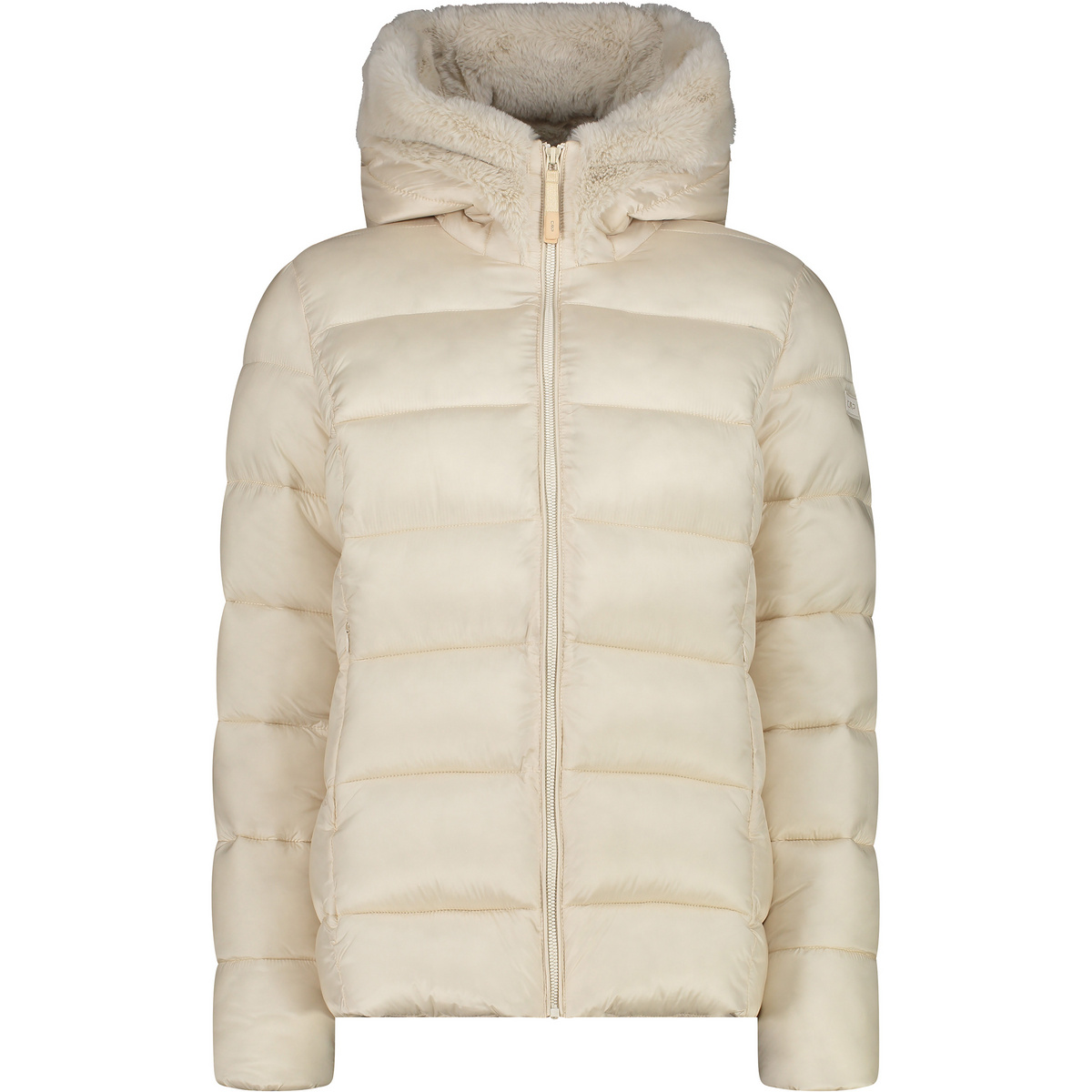 CMP Damen Hoodie Jacke (Größe XL, beige)
