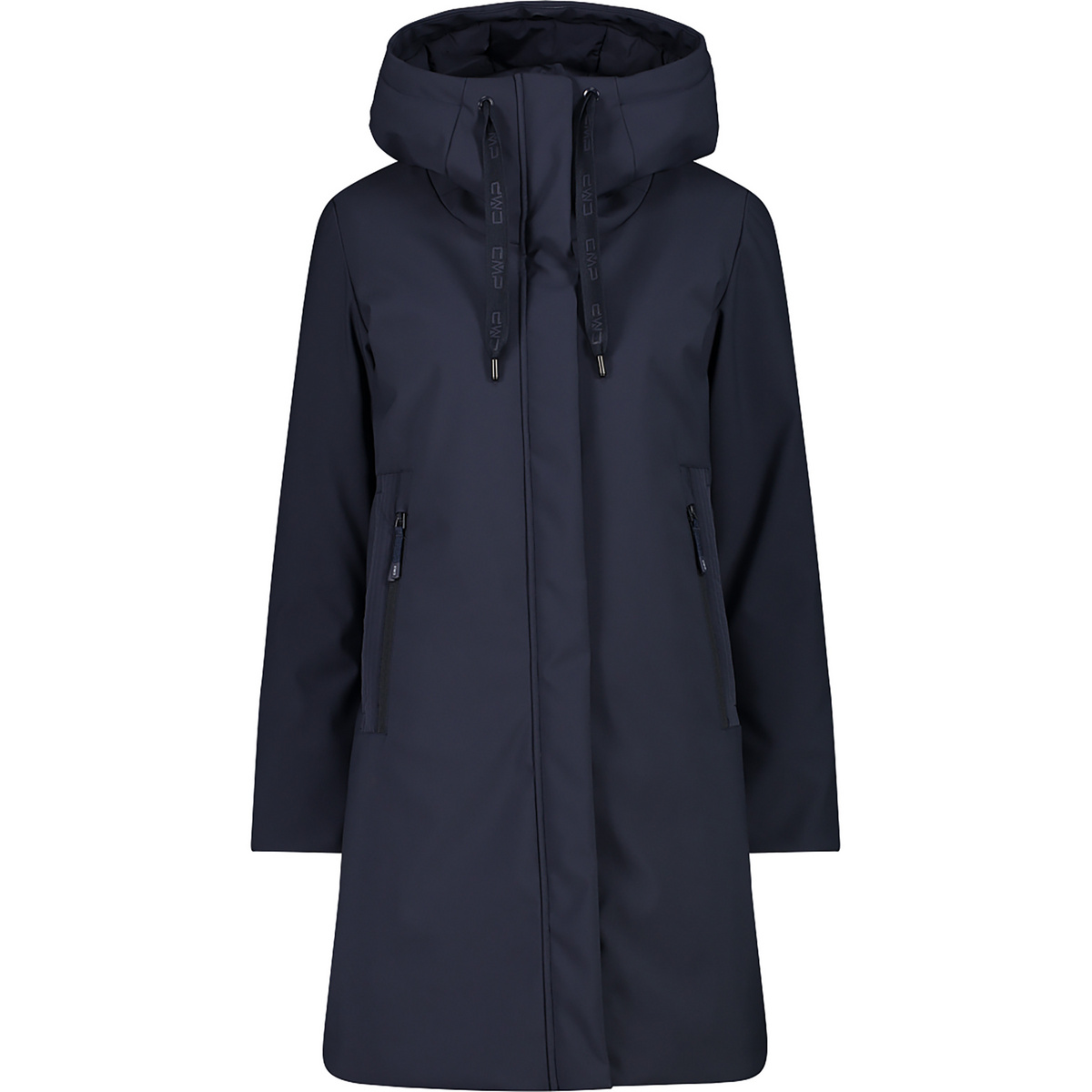 CMP Donna Cappotto Hoodie (Taglia XL, Nero)