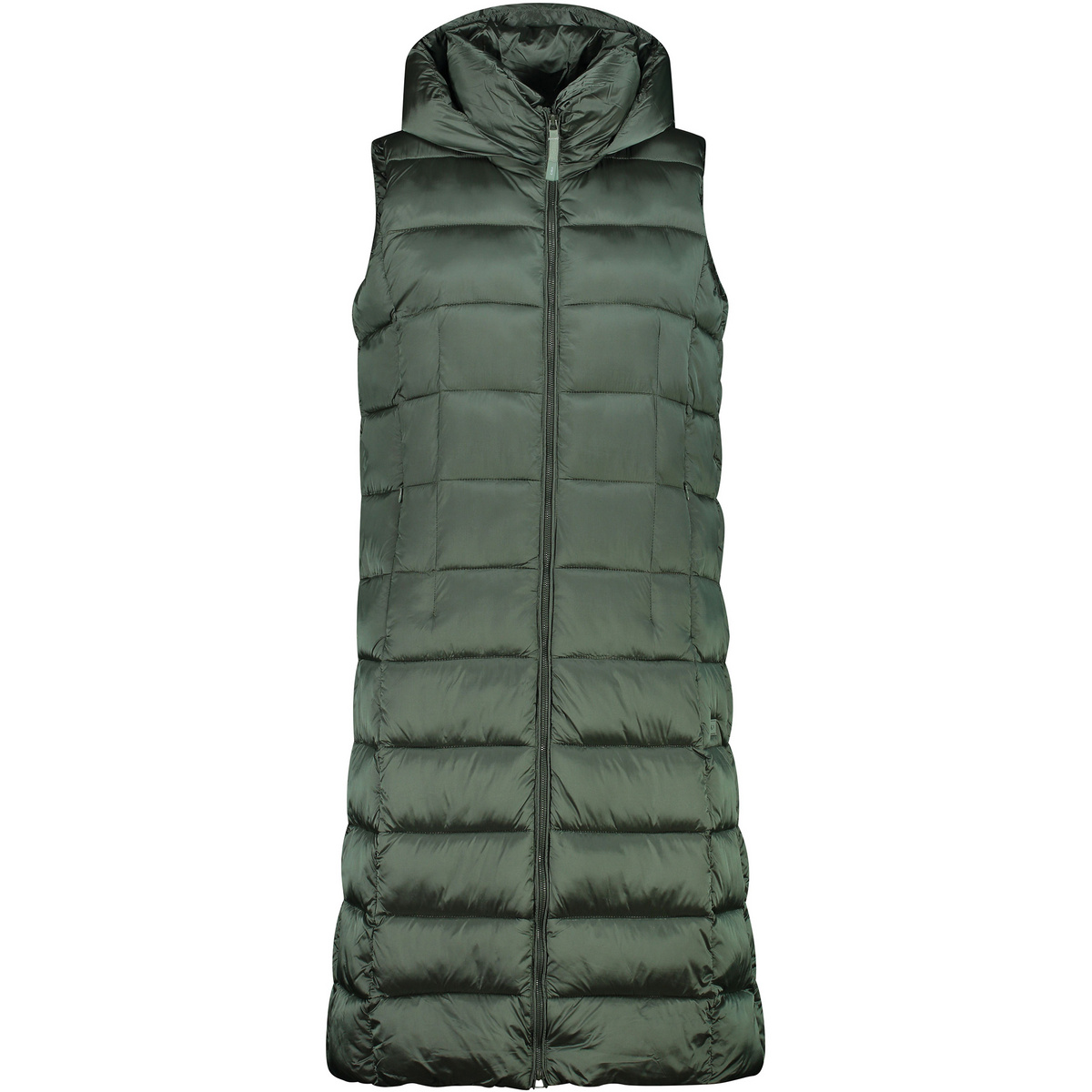 CMP Donna Gilet Hoodie (Taglia XL, Verde)