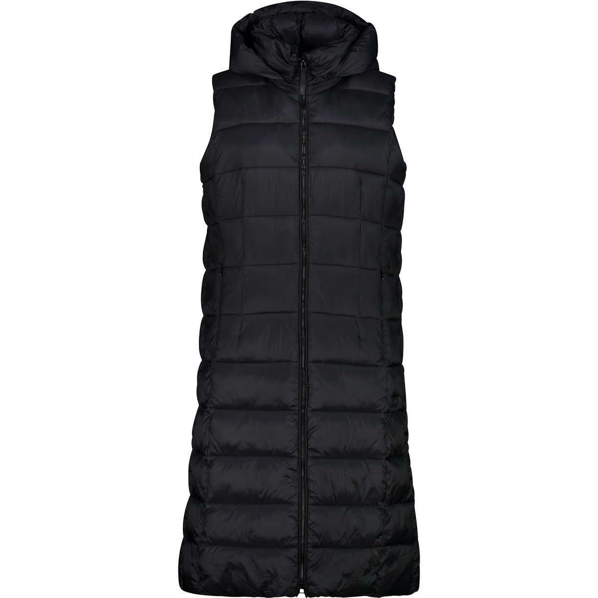 CMP Damen Hoodie Weste (Größe XS, schwarz)