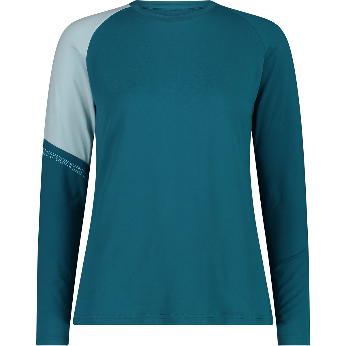 CMP Donna Maglia a manica lunga (Taglia XL, Turchese)