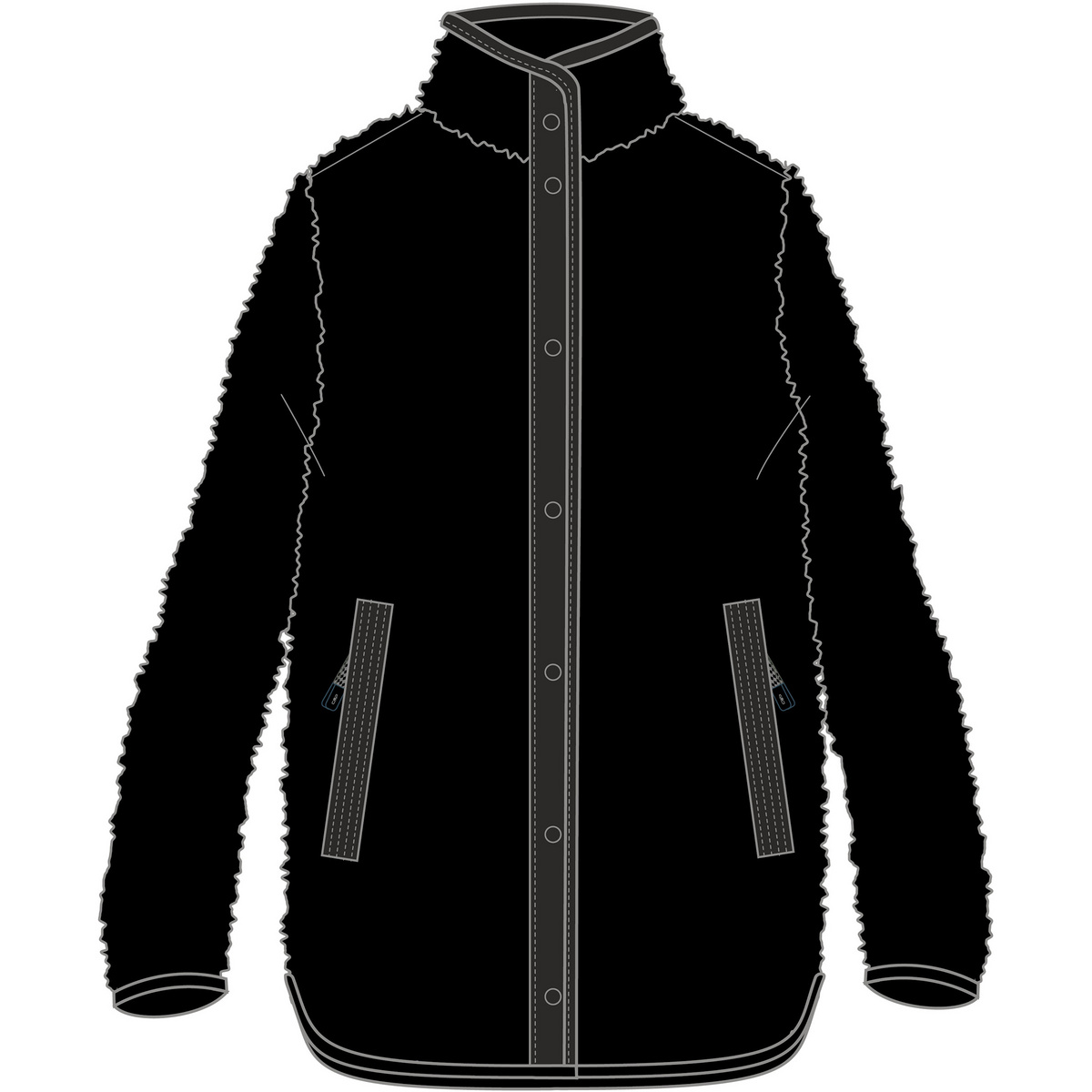 CMP Damen Jacke (Größe S, schwarz)
