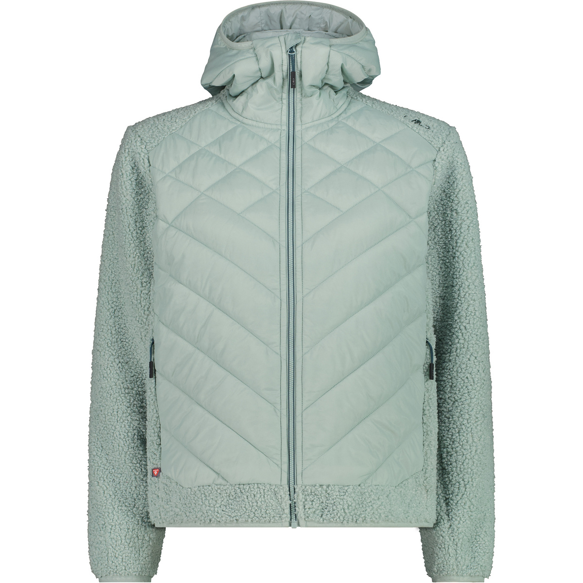 CMP Damen Hybrid Hoodie Jacke (Größe XXS, tuerkis)
