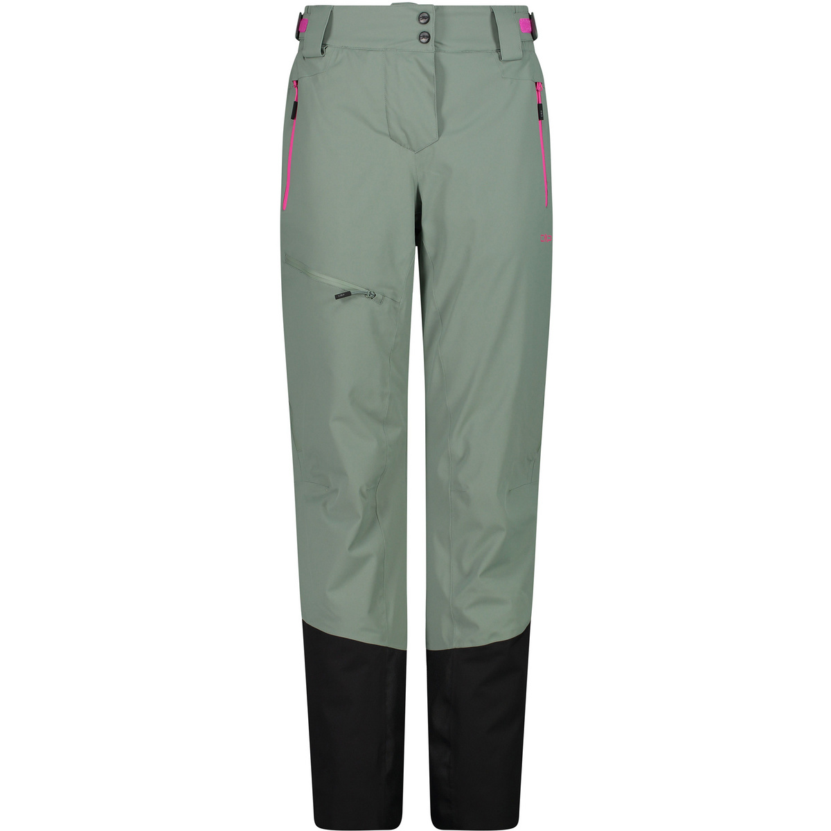 CMP Donna Pantaloni (Taglia XXS, Verde)