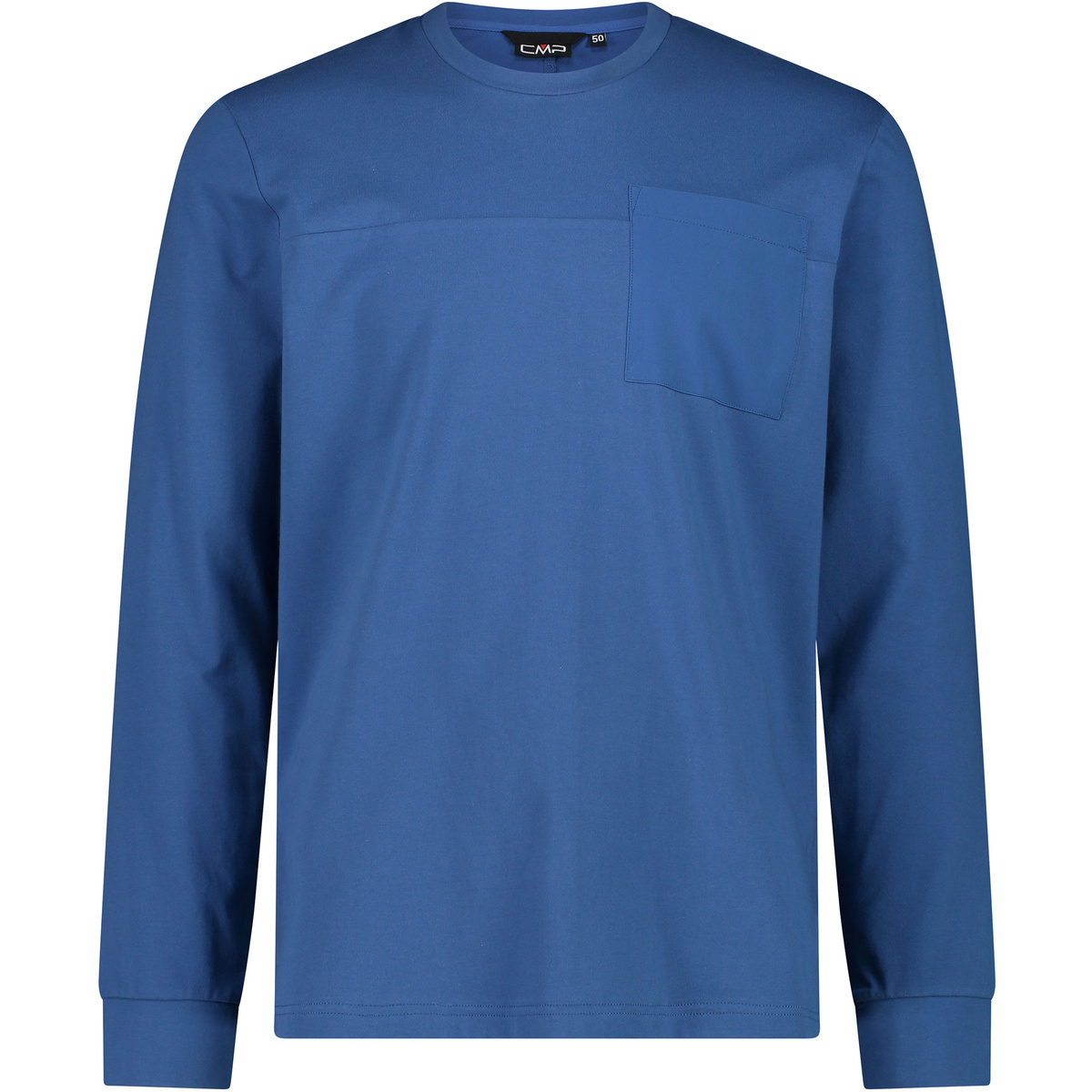 CMP Uomo Maglia a manica lunga (Taglia 3XL, Blu)