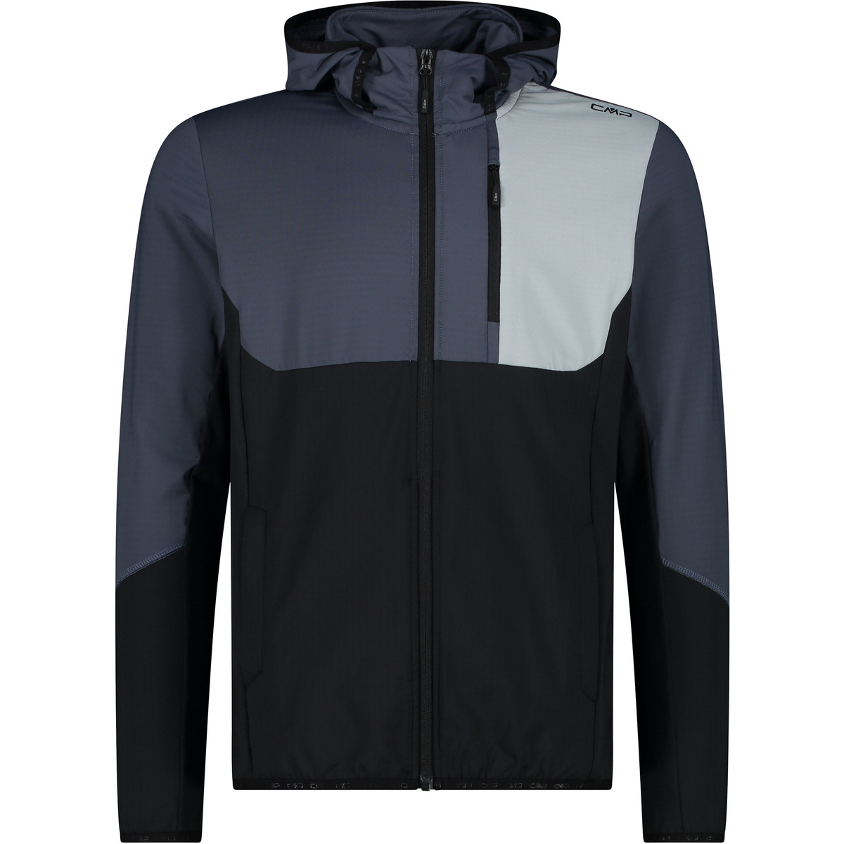 CMP Homme Veste Hoodie (taille XXL, Noir)