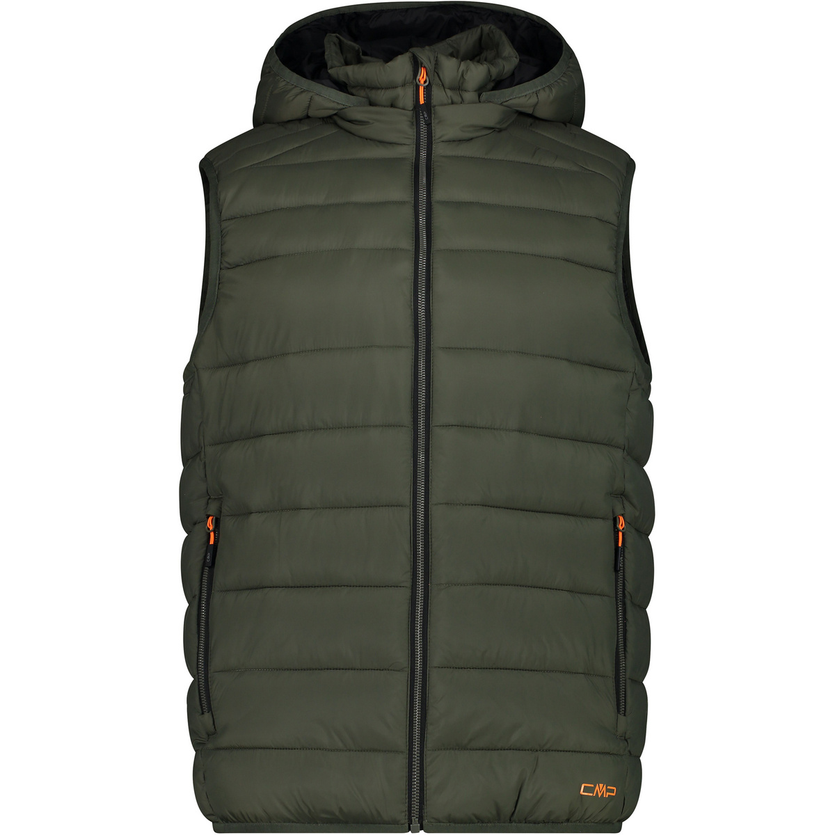 CMP Herren Snaps Hoodie Weste (Größe XL, oliv)