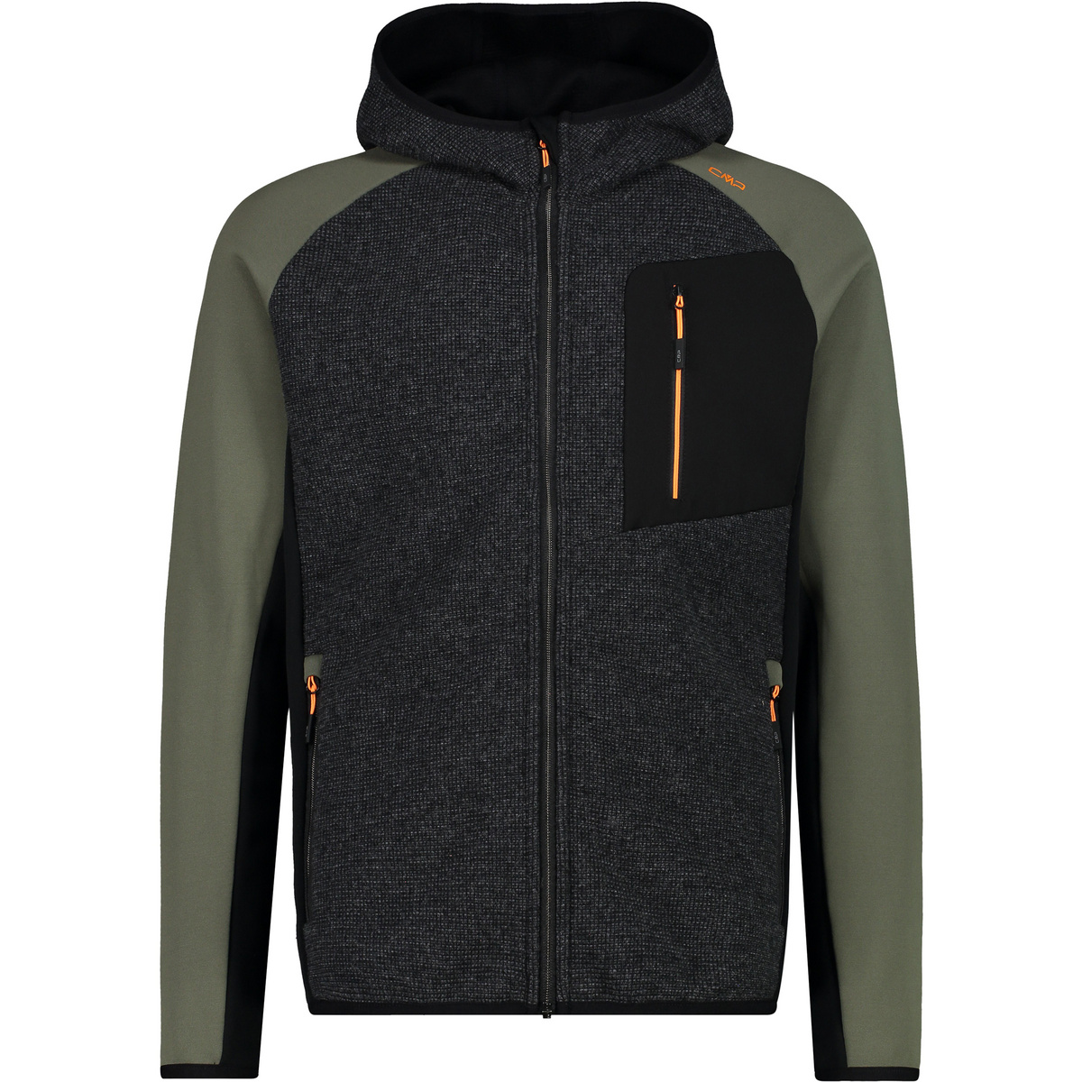 CMP Herren Hoodie Jacke (Größe 4XL, oliv)