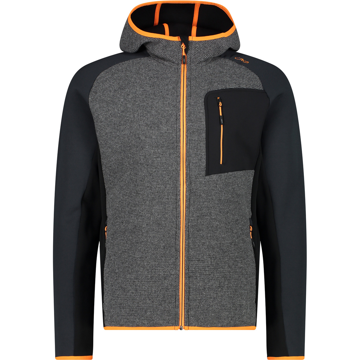 CMP Herren Hoodie Jacke (Größe XXL, grau)