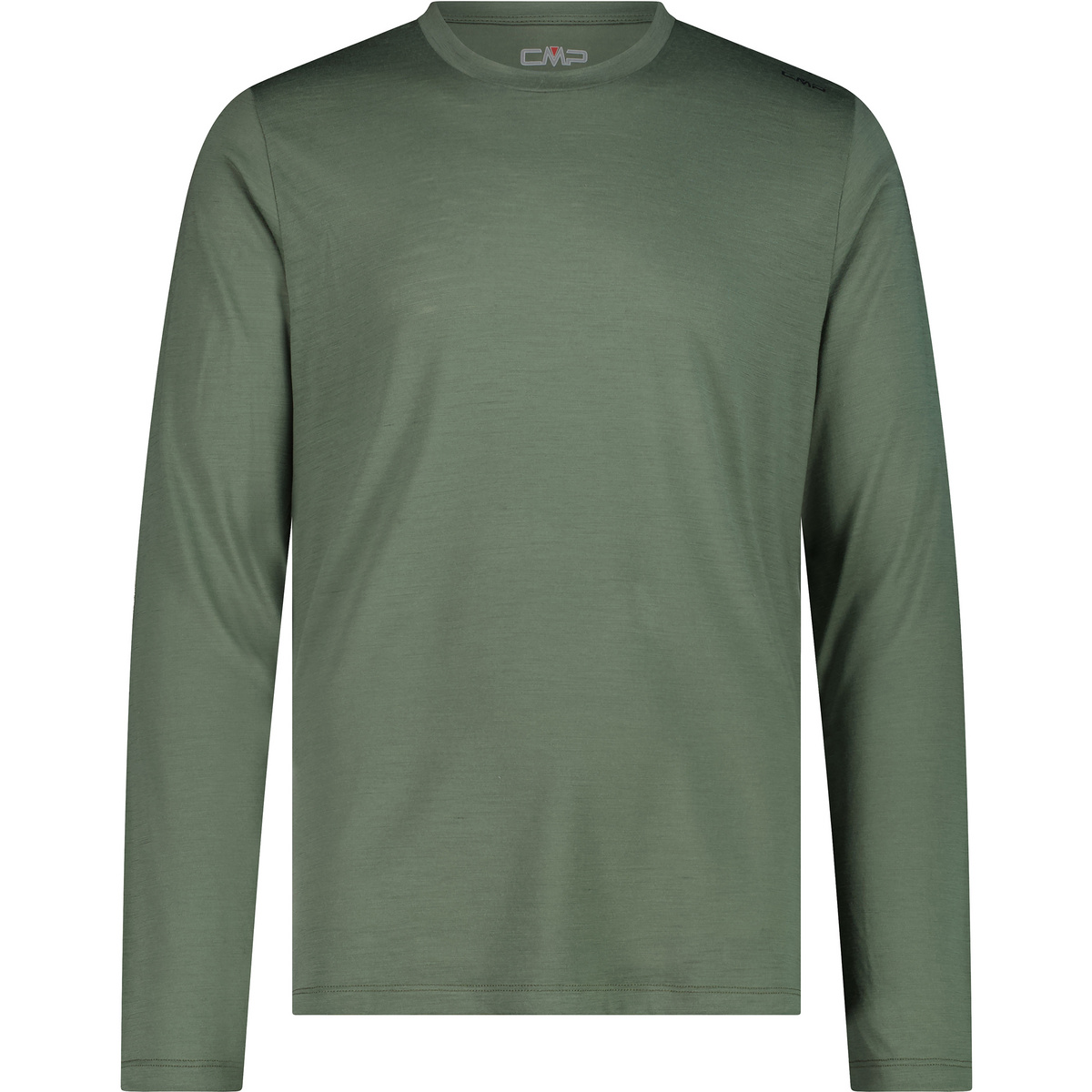 CMP Uomo Maglia a manica lunga (Taglia M, Verde)