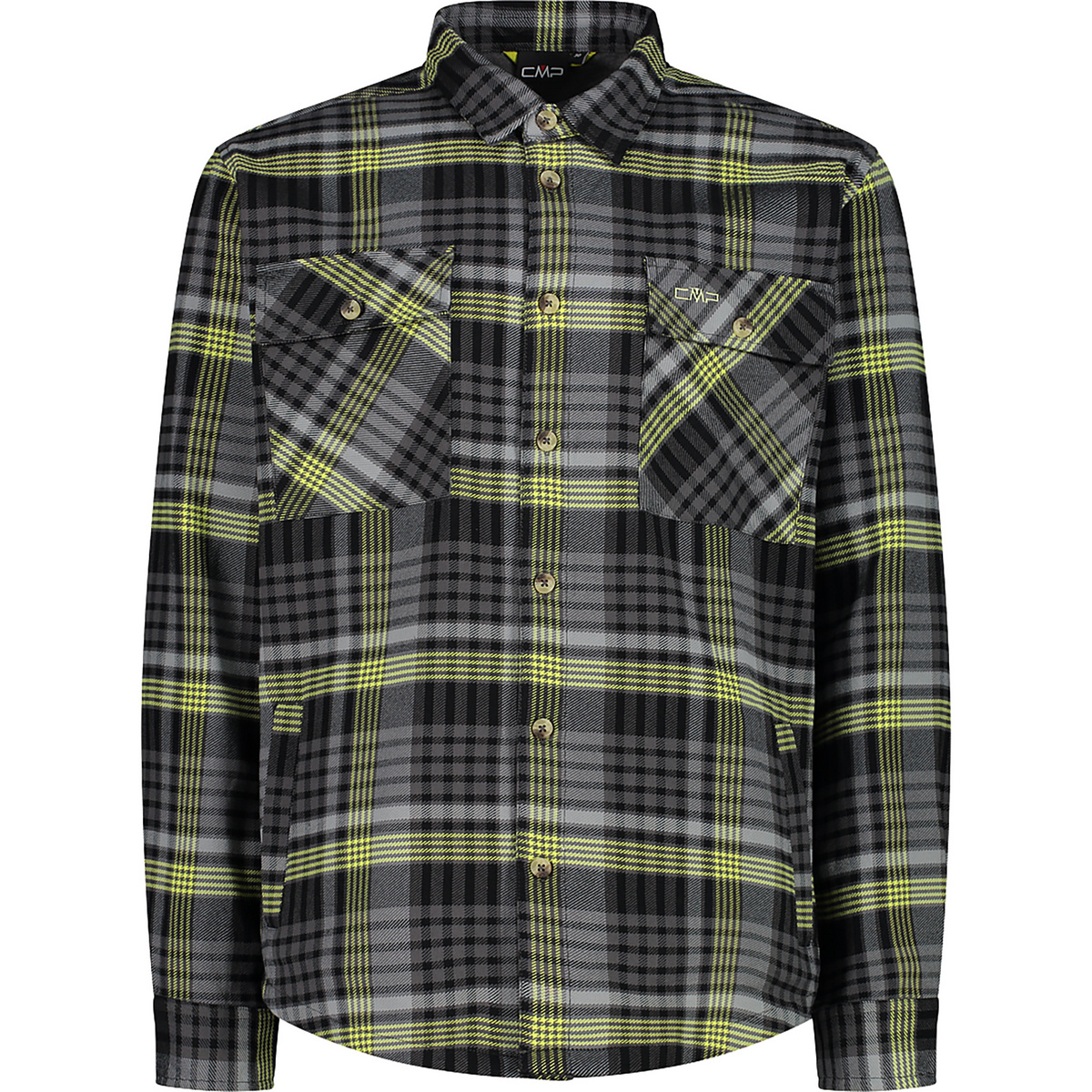 CMP Uomo Camicia (Taglia 3XL, Grigio)