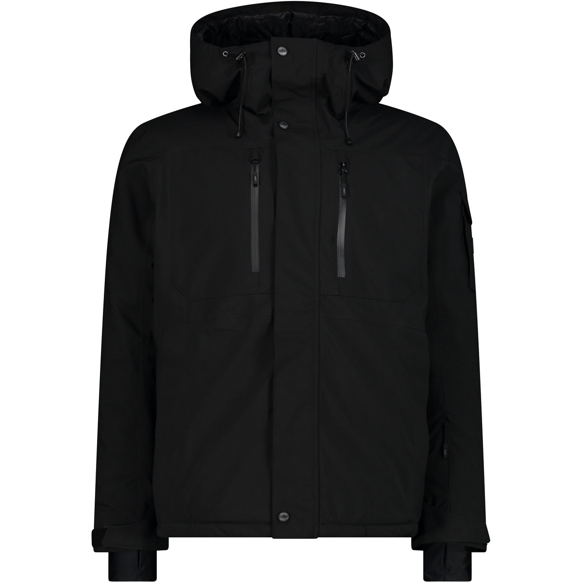 CMP Herren Hoodie Jacke (Größe XXL, schwarz)